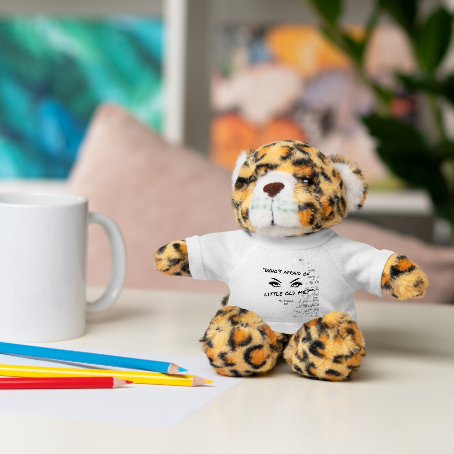 TTPD Inspired | Who’s Afraid / Little Old Me? | Plush Toy with T-Shirt (5 Colors, 6 Animals)