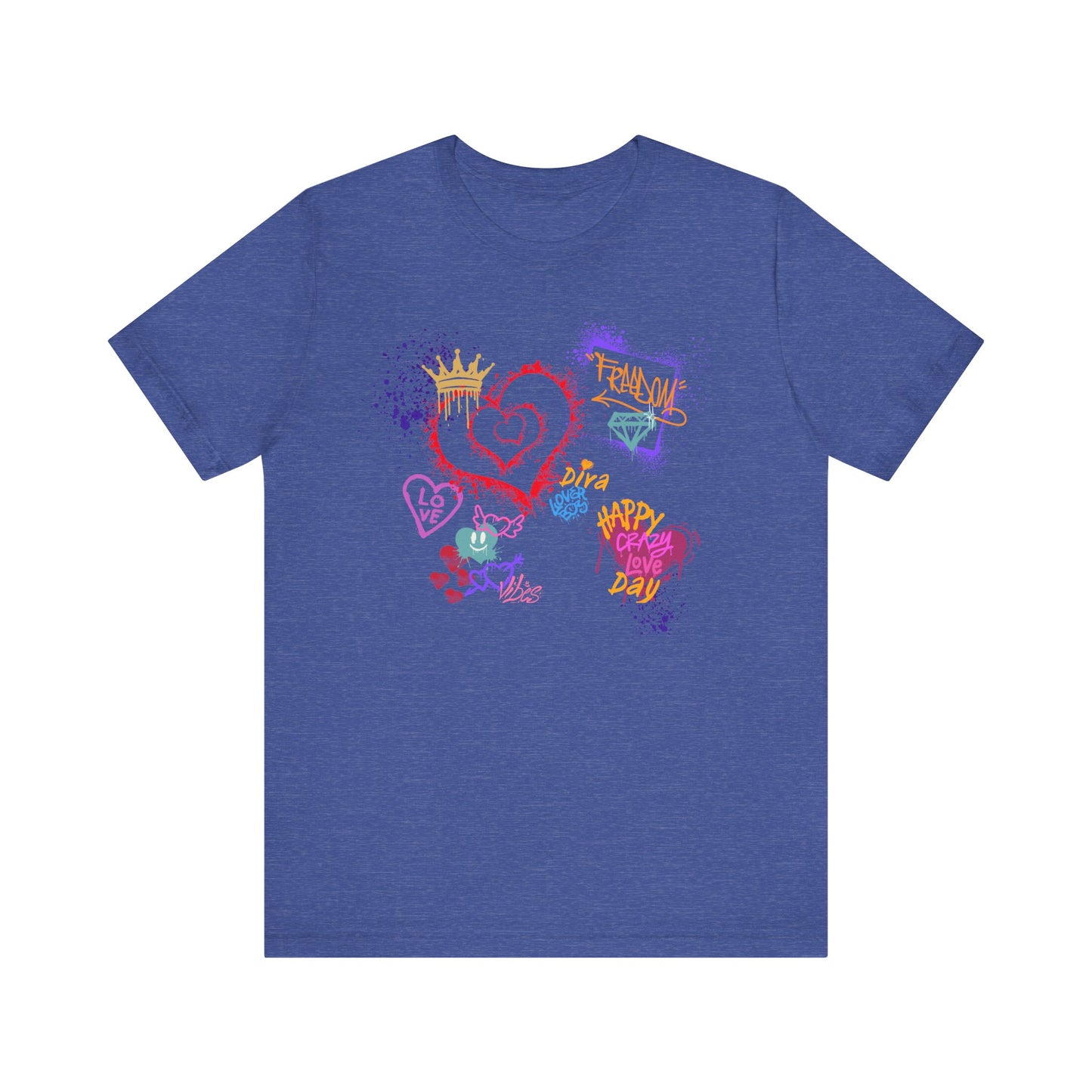 Love Graffiti | wall Art Love Notes Unisex Jersey Tee