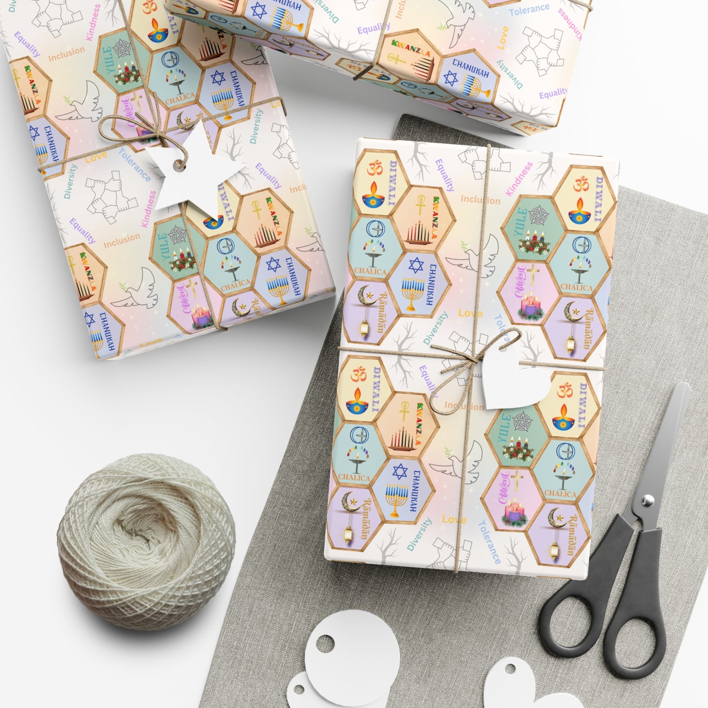 Festival of Lights | Winter Celebrations | Gift Wrap Papers