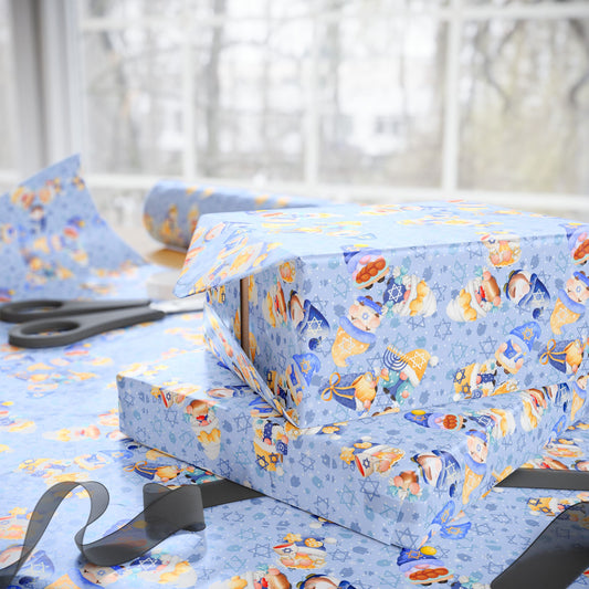 Wrapping Paper - Gnomeukkah | Jewish Inspired