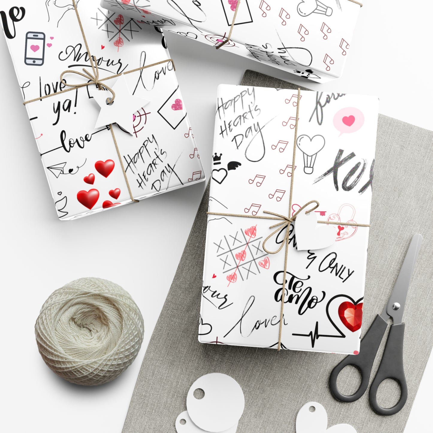 Love Language Gift Wrap Papers