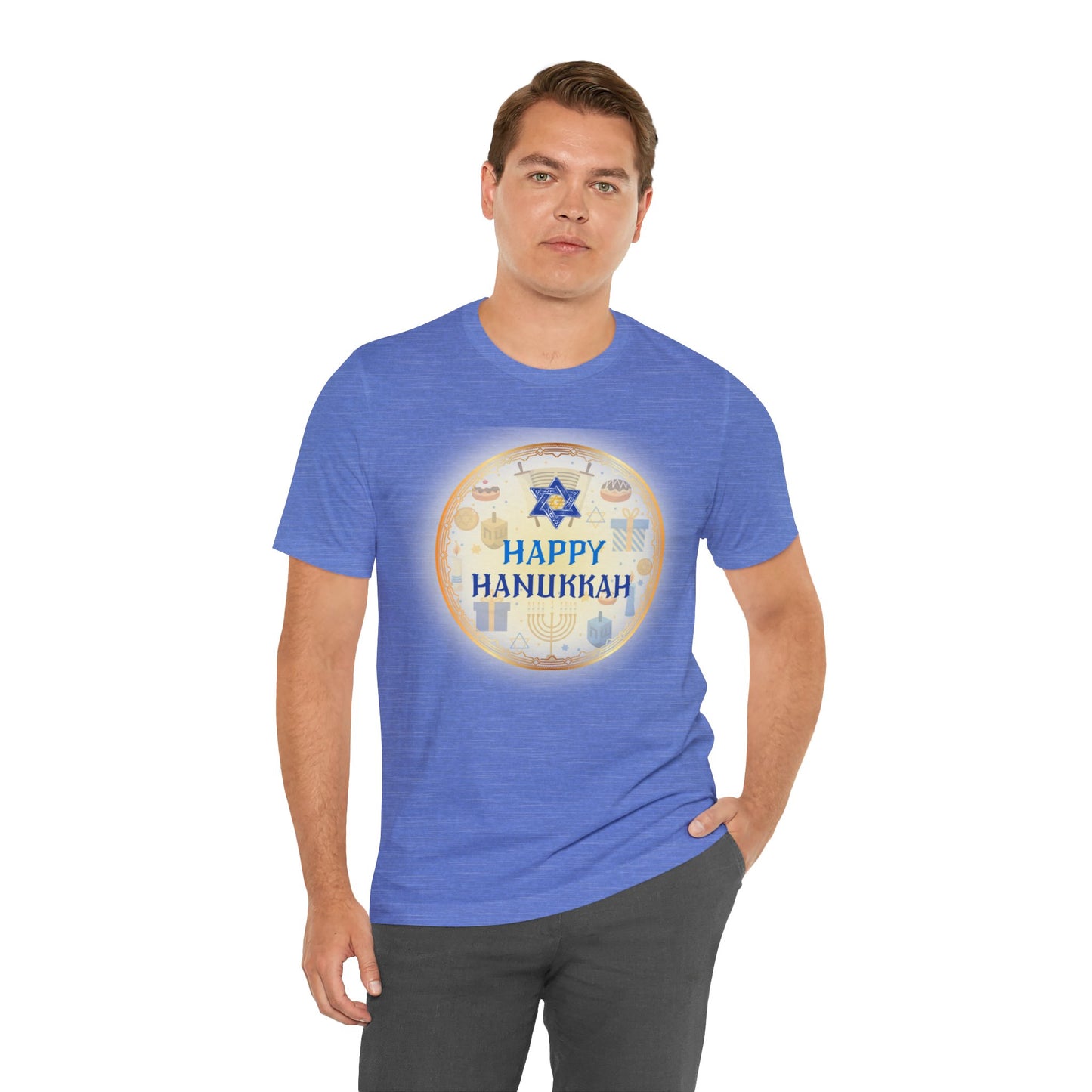 Hanukah / Jewish Inspired Short Sleeve Tee | Unisex Jersey