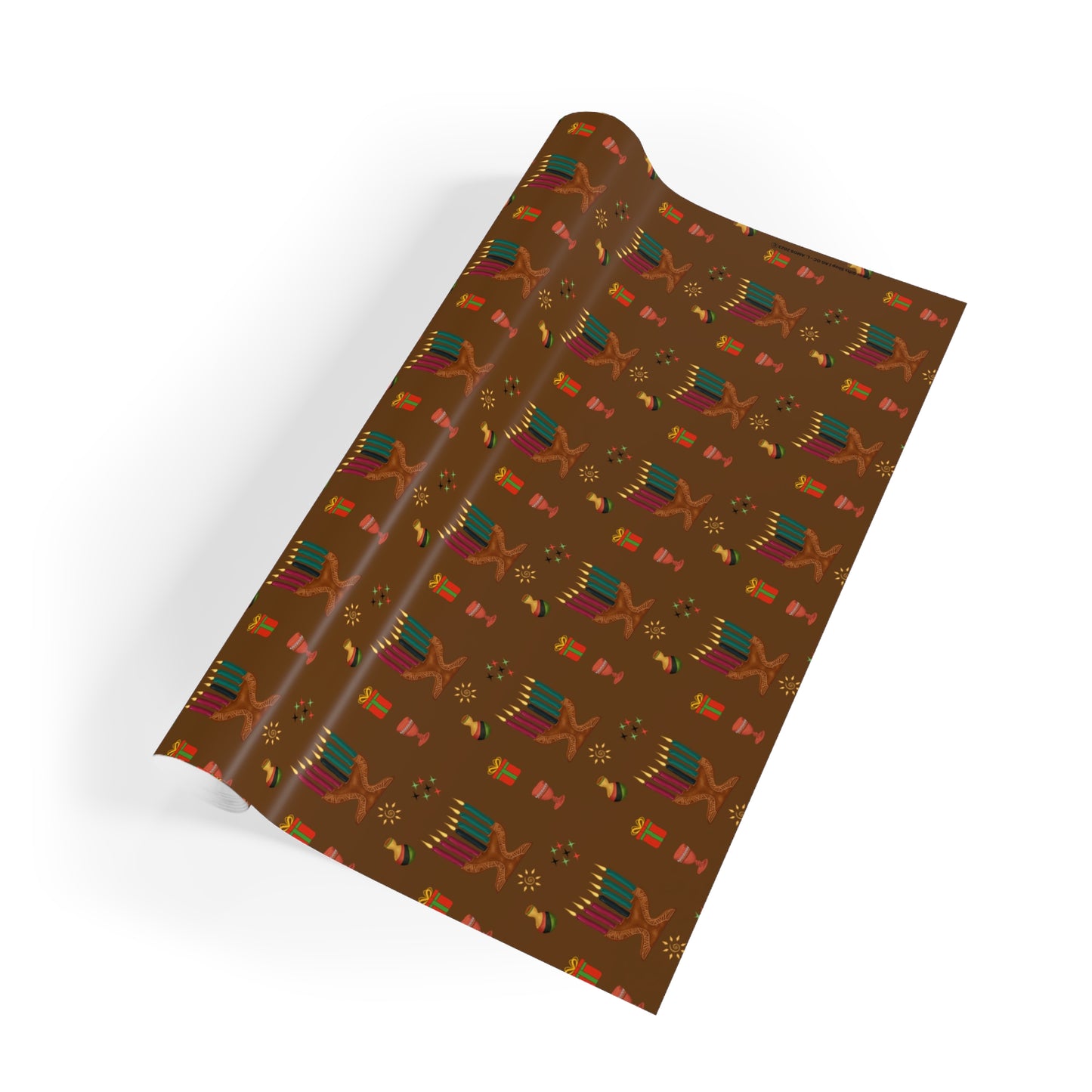 Kinara | Kwanzaa Lights | Zawadi (Earth) Wrapping Paper