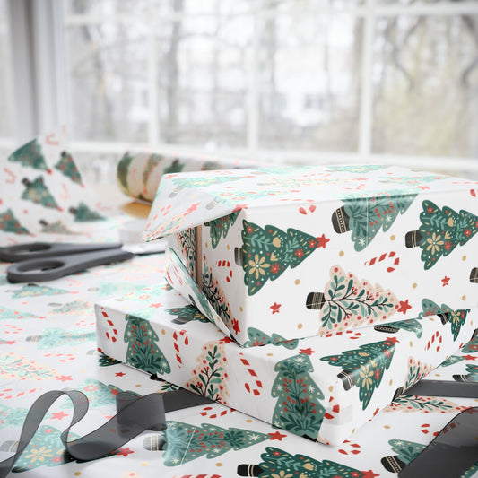 Candy Cane Forest | Sweet Holiday Patterns Wrapping Paper