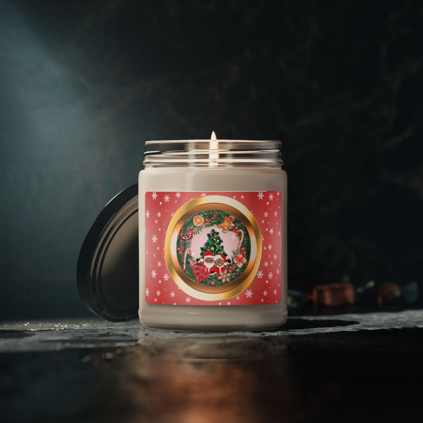 Santa Family | Scented Soy Candle, 9oz (3 Scents)