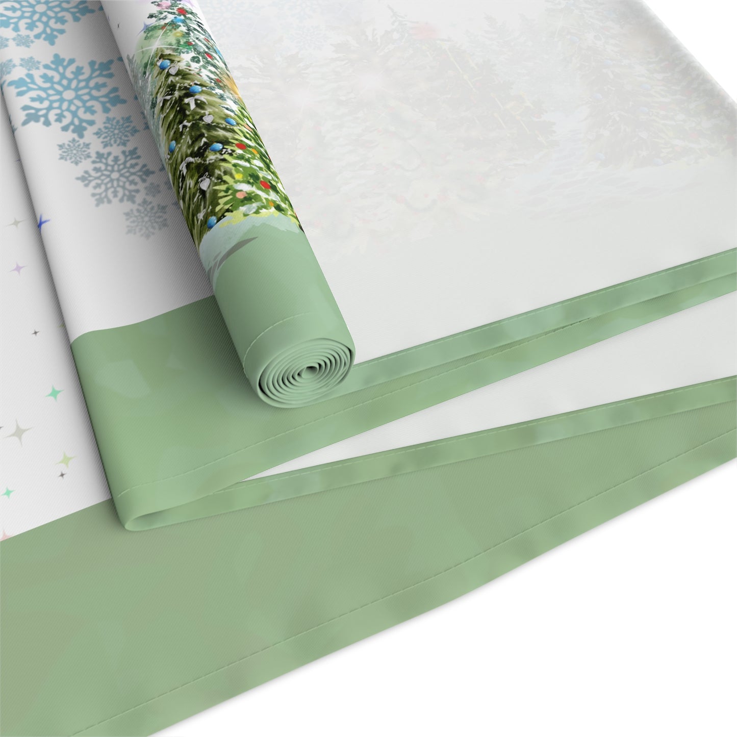 Table Runner | Christmas Tree Forest | Winter Solstice Enchanting Beauty (Poly)