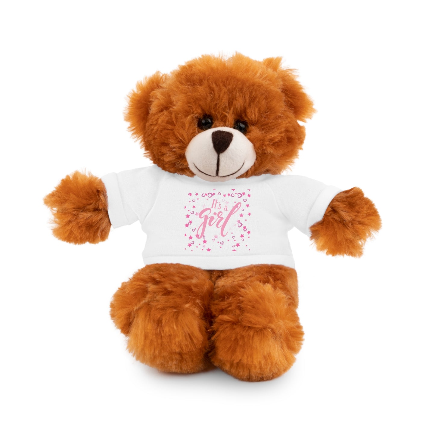 It’s a Girl | Plush Toy with T-Shirt (10 Colors, 6 Animals)