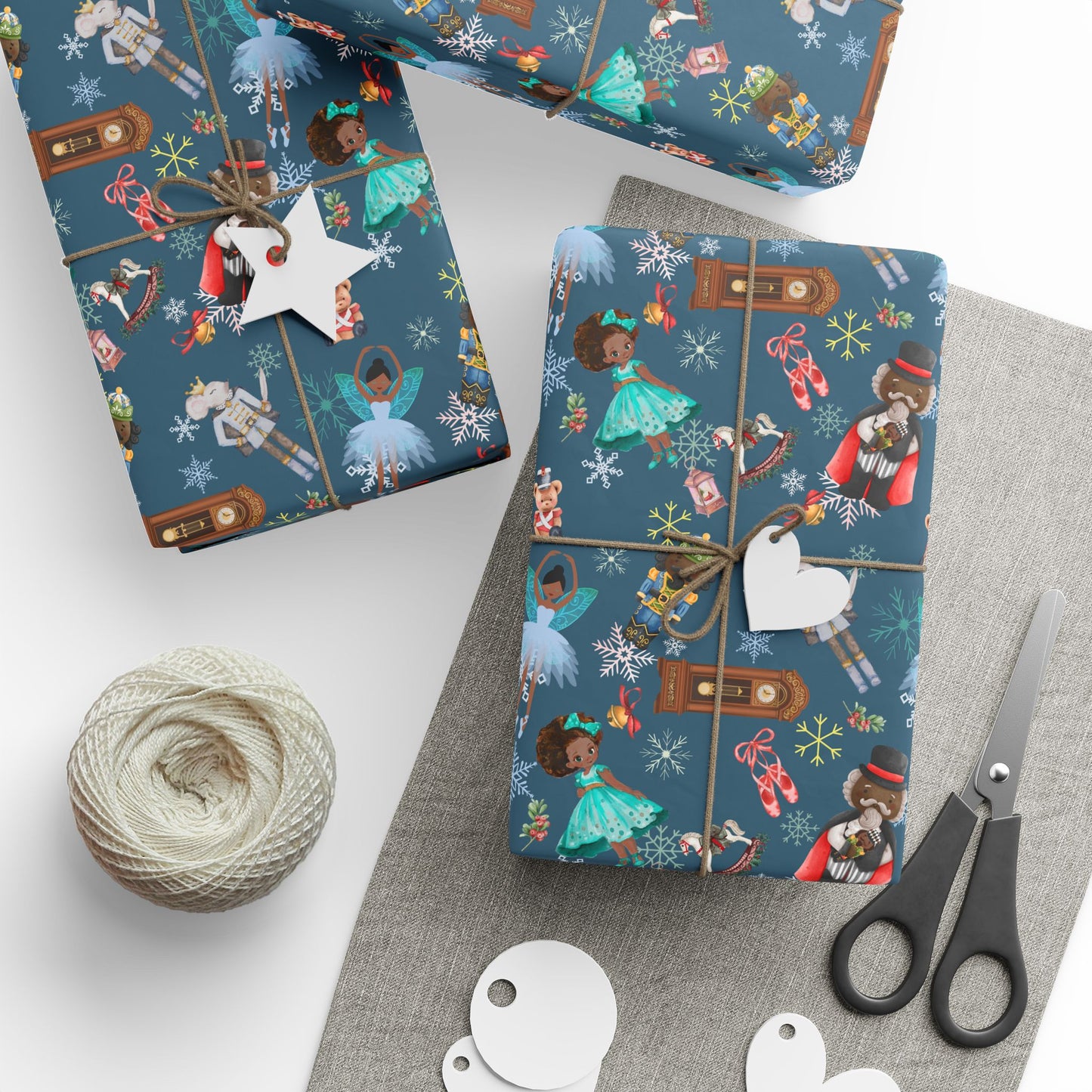 Hot Chocolate Nutcracker Wrapping Paper