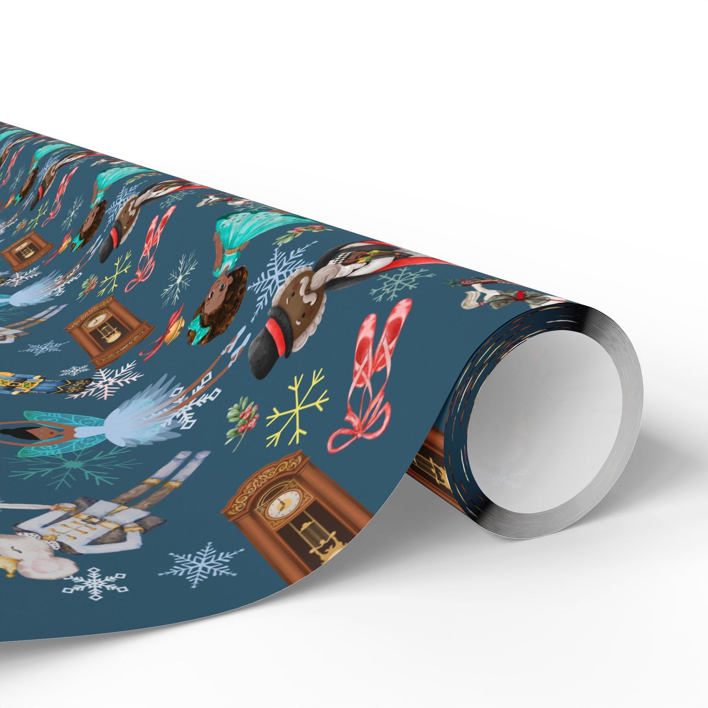 Hot Chocolate Nutcracker Wrapping Paper