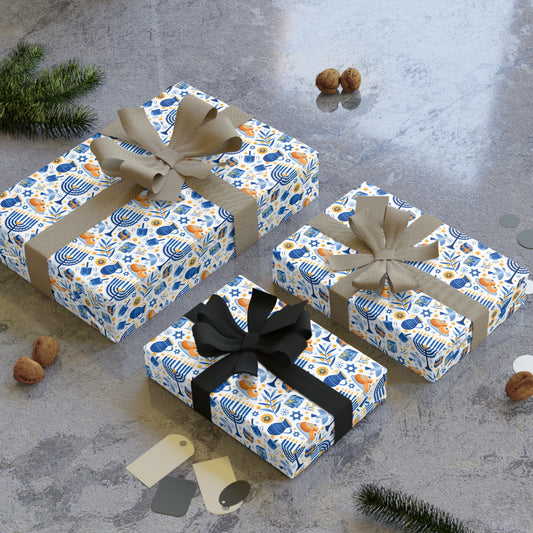 Celebrate Chanukah | Jewish Inspired | Wrapping Paper