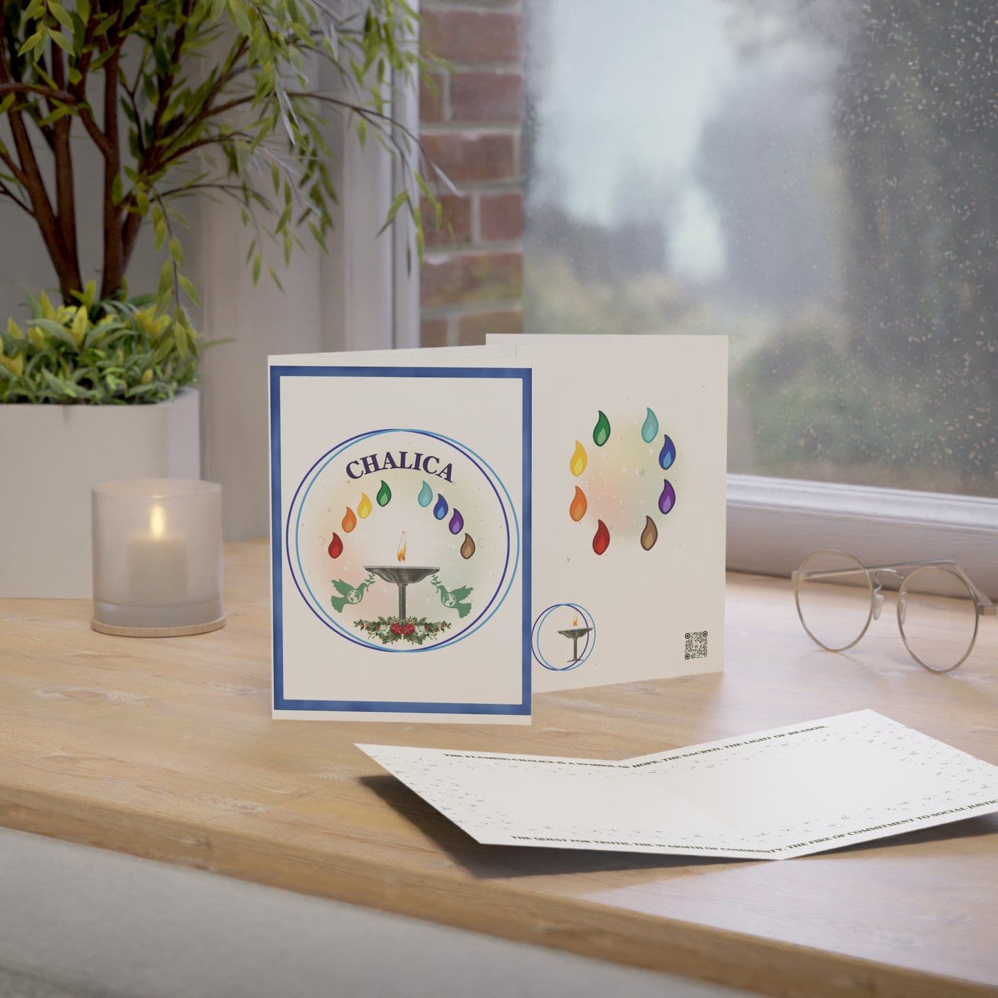 Flame of Chalica | Greeting Cards (1, 10 pcs)