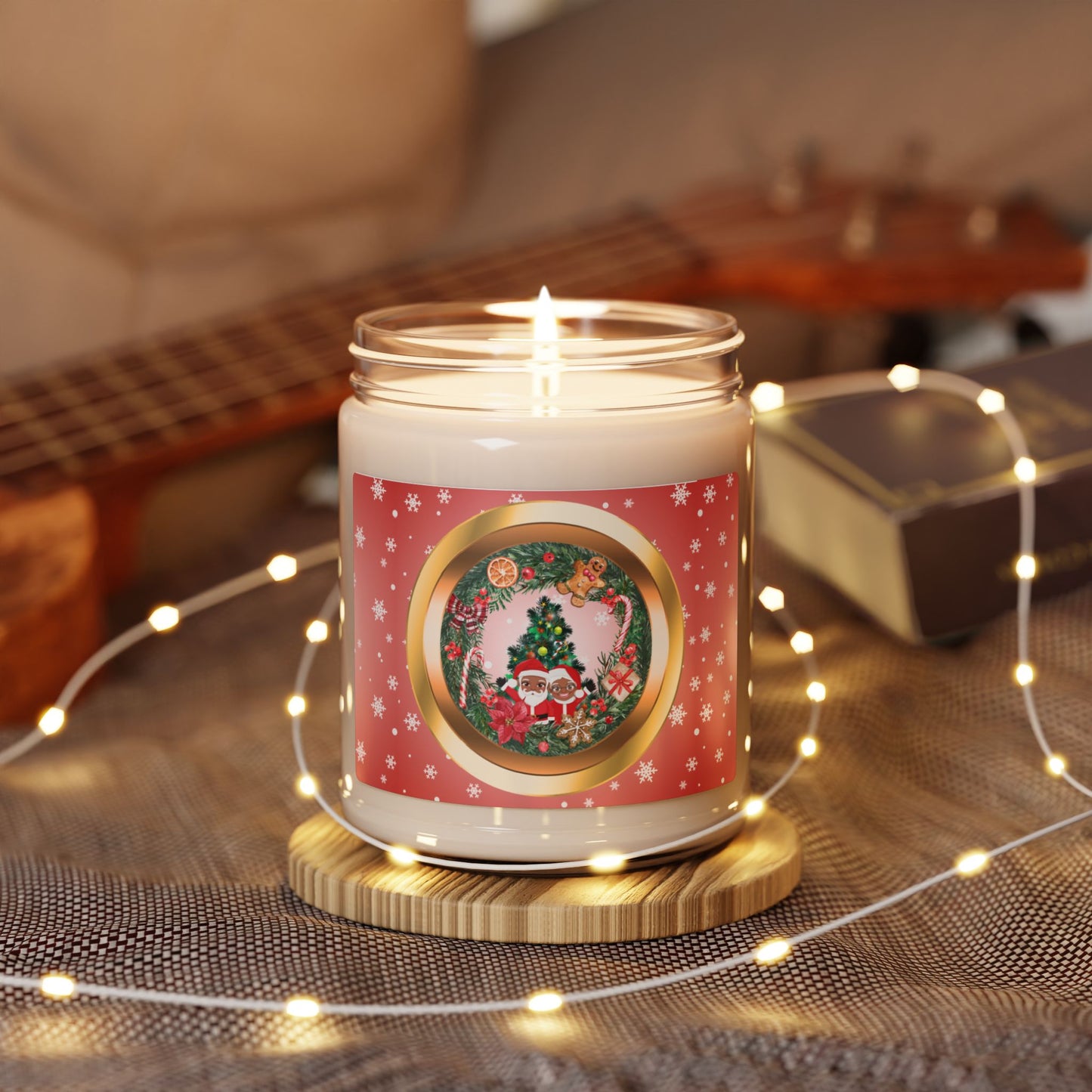 Santa Family | Scented Soy Candle, 9oz (3 Scents)