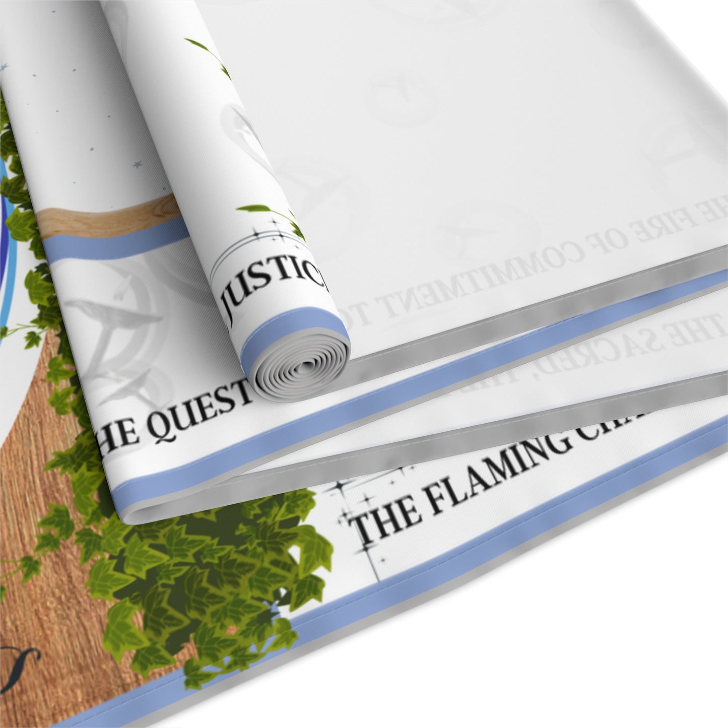 The Flaming Chalice | UUs / CUUPs Feast | Table Runner (Cotton, Poly)