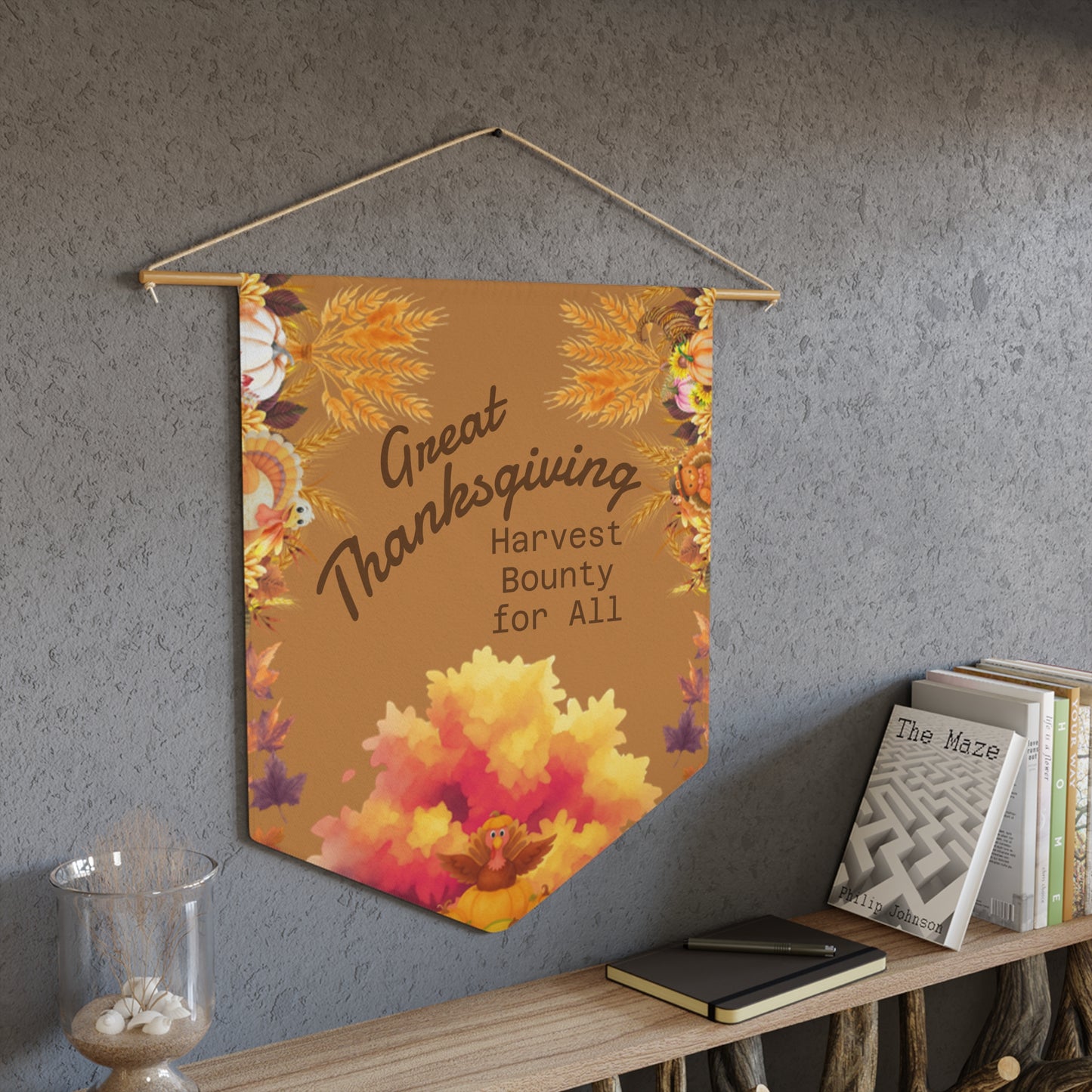 Harvest Thanks Pennant | Autumn Fun Decor
