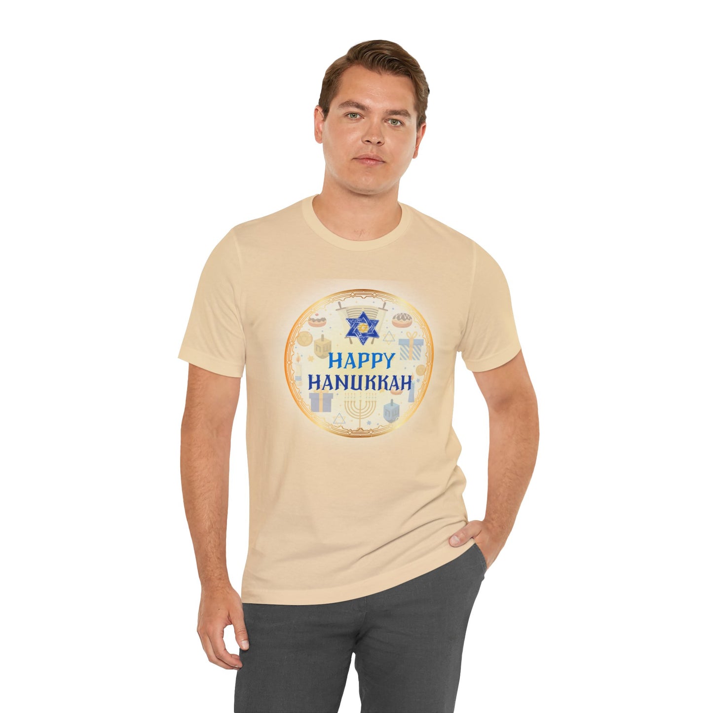 Hanukah / Jewish Inspired Short Sleeve Tee | Unisex Jersey