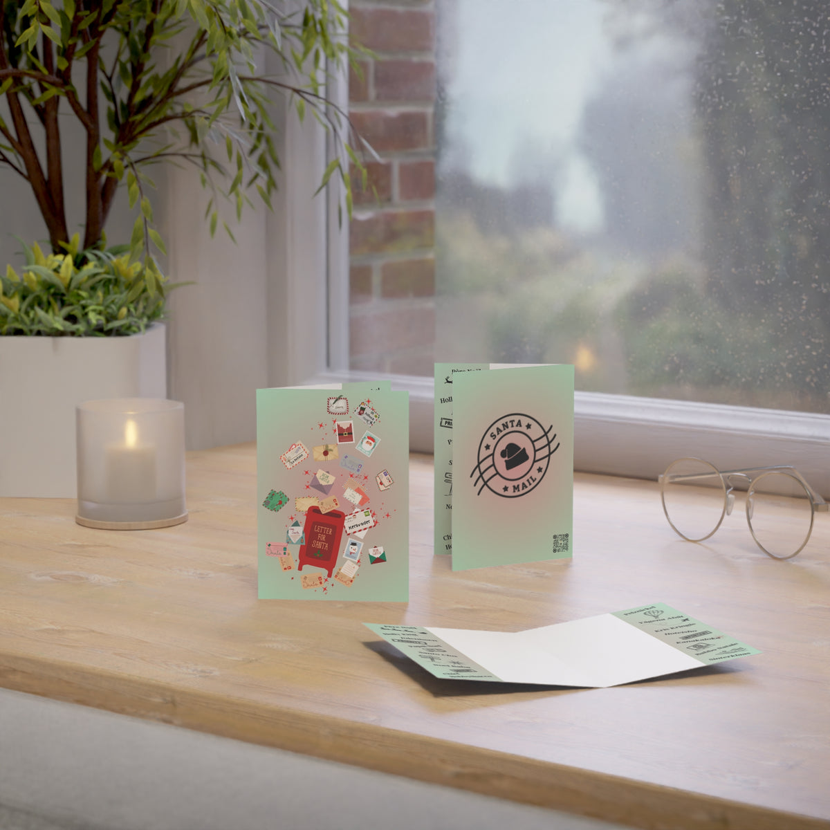 Letters to Santa | Santa, Don't Be Late | Blank Greeting Card