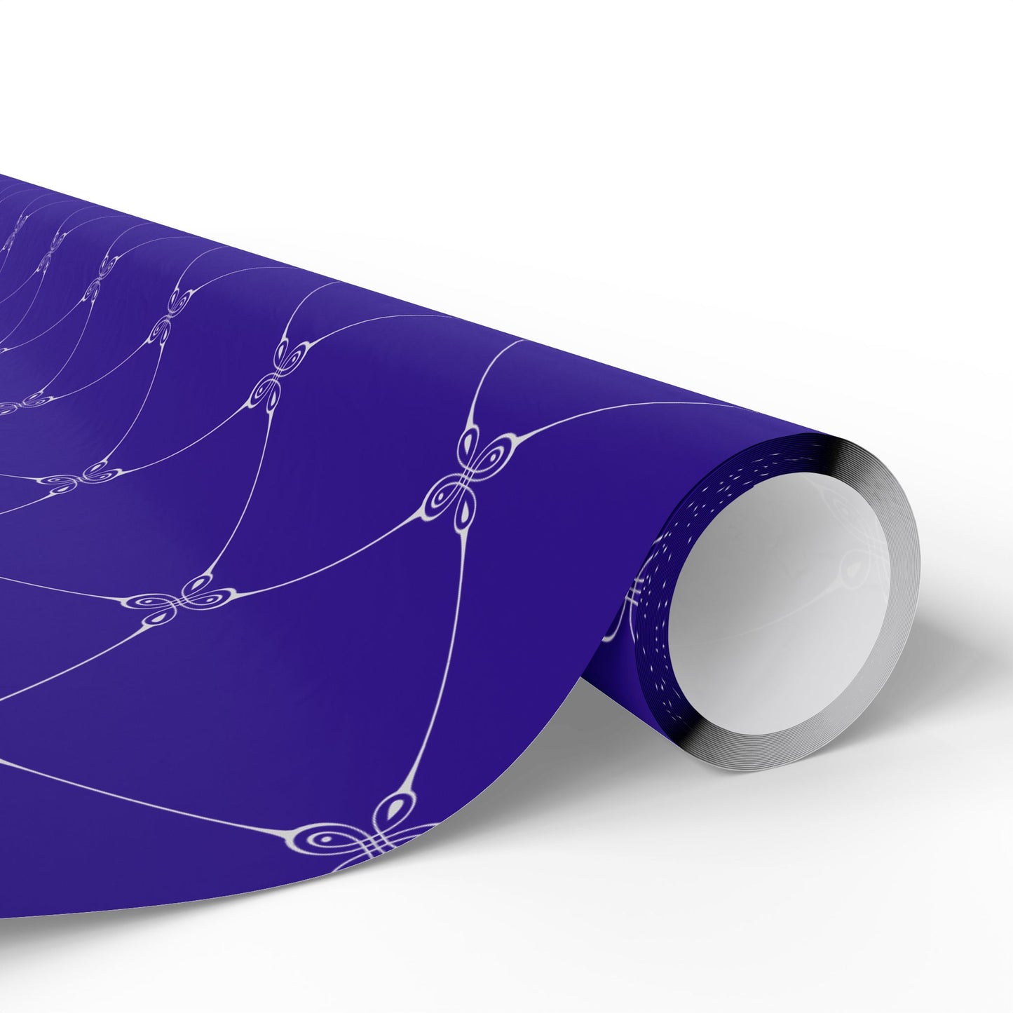 Lattice Navy Wrapping Paper |  Simply Elegance Gift Wrap