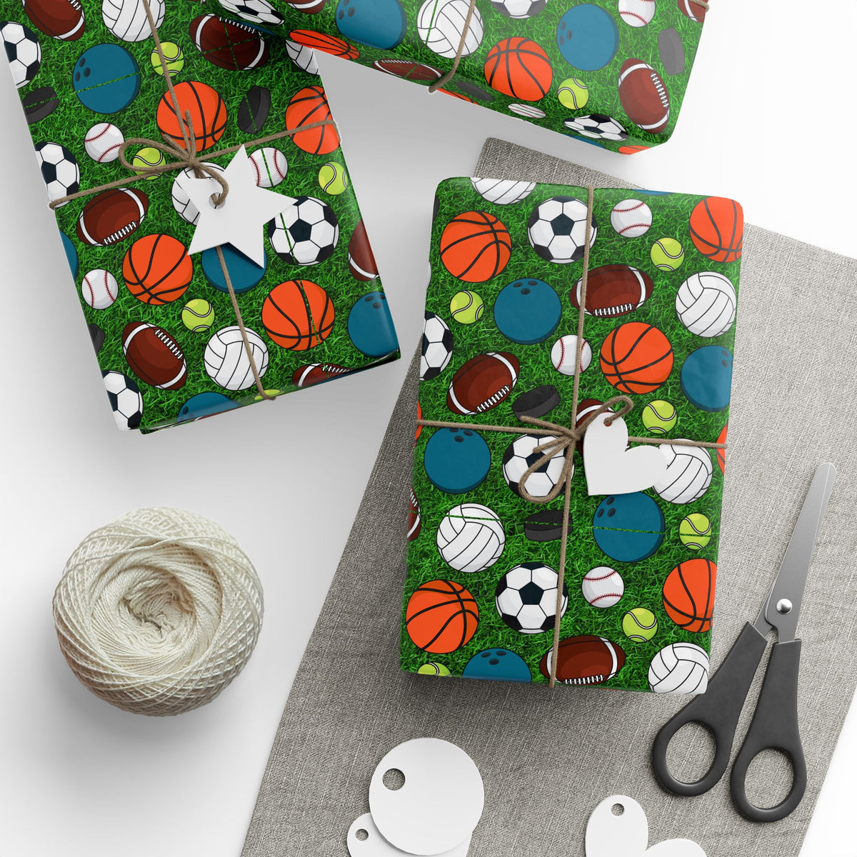 Sports Lover Gift Wrap | VIP All Star | All Sports Athletic Wrapping Paper for Coaches, Players & Fans