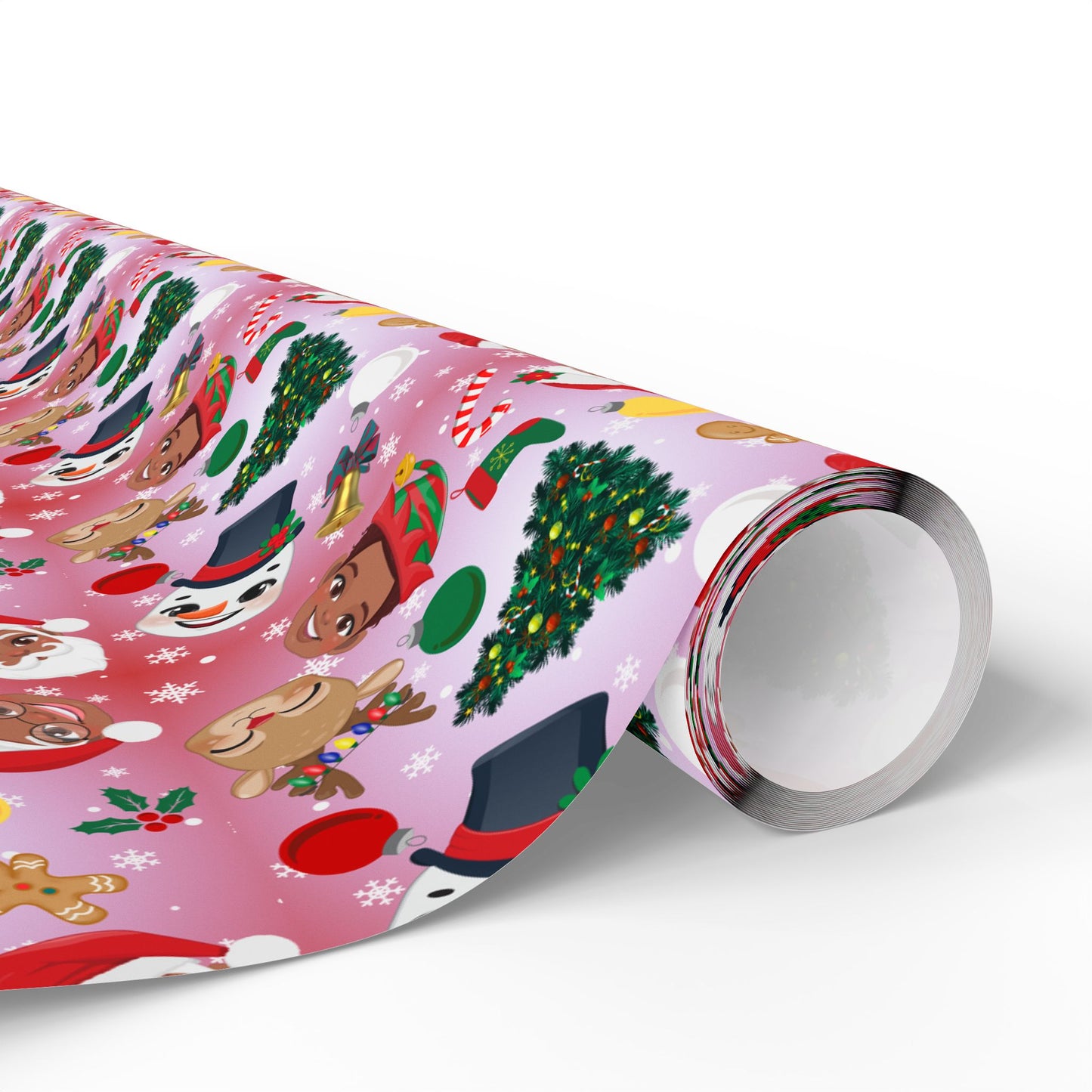 Santa Family | Holiday Community | Wrapping Paper