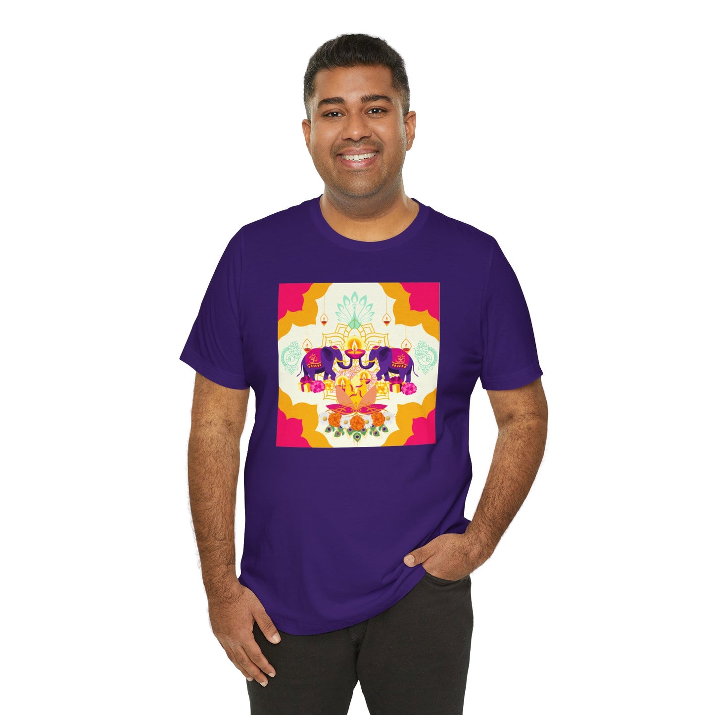 Hindu / Diwali Inspired Short Sleeve Tee | Unisex Jersey