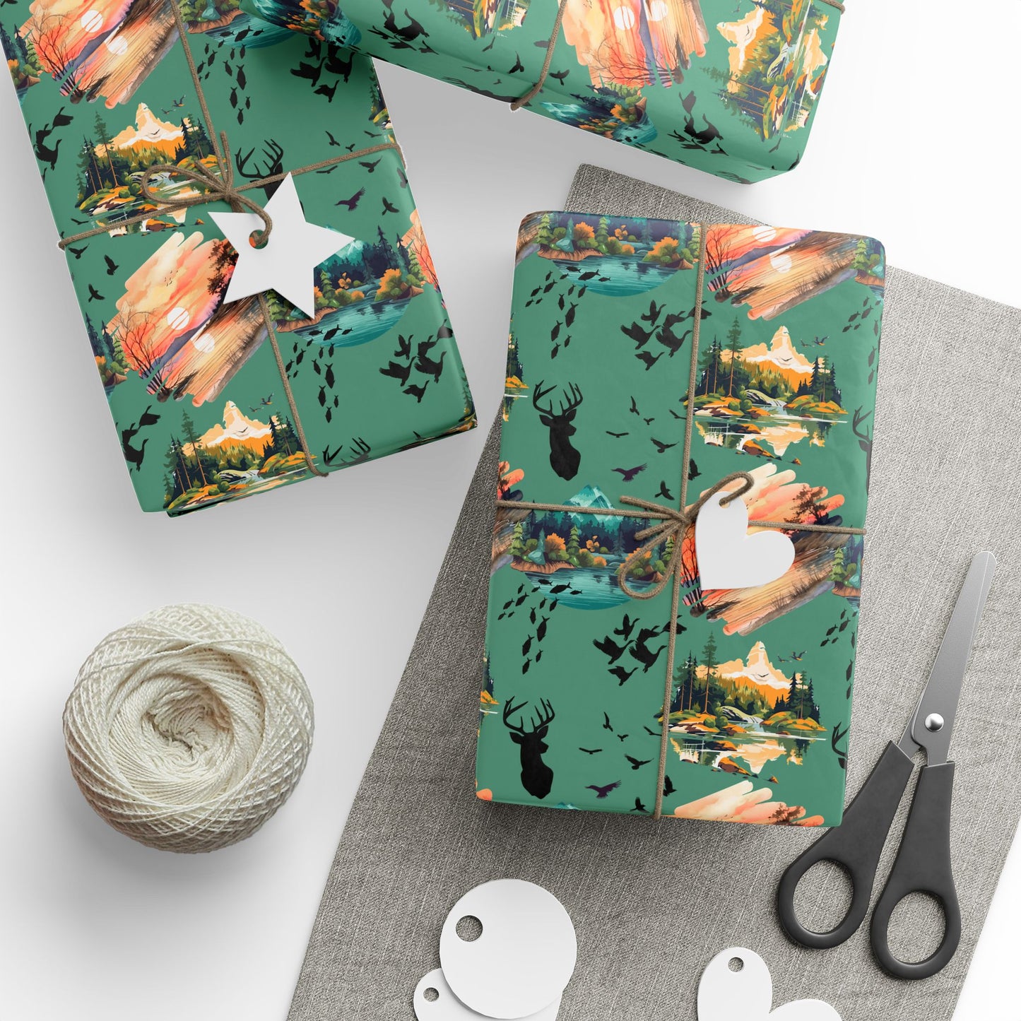 Natures Glory Gift Wrap | Greenery Hunters Guild | Wrapping Paper