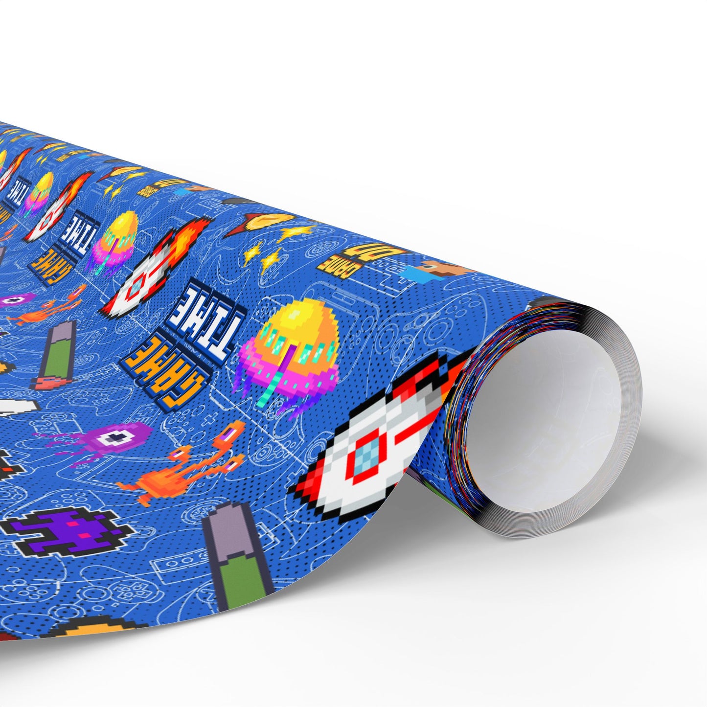 Vintage Gaming Gift Wrap | Join Like Subscribe Now | Gamers Lifetime Membership Wrapping Paper