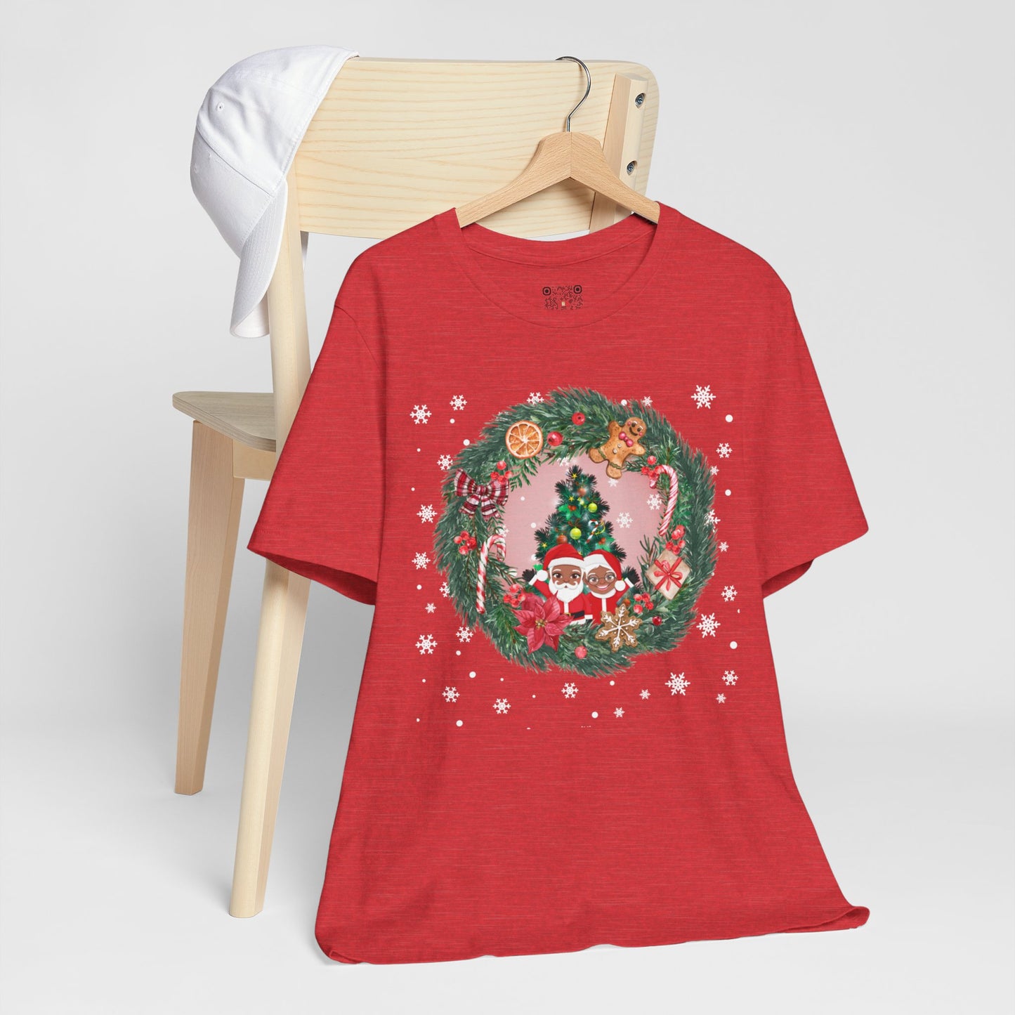 Santa Family / Christmas Short Sleeve Tee | Unisex Jersey