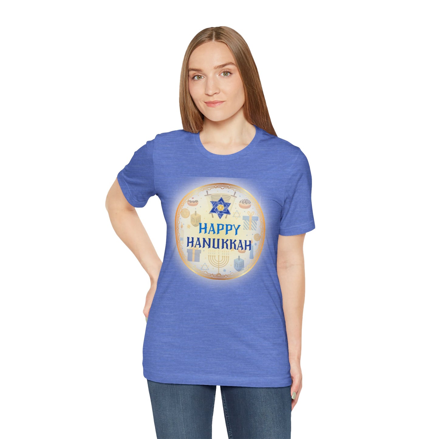 Hanukah / Jewish Inspired Short Sleeve Tee | Unisex Jersey