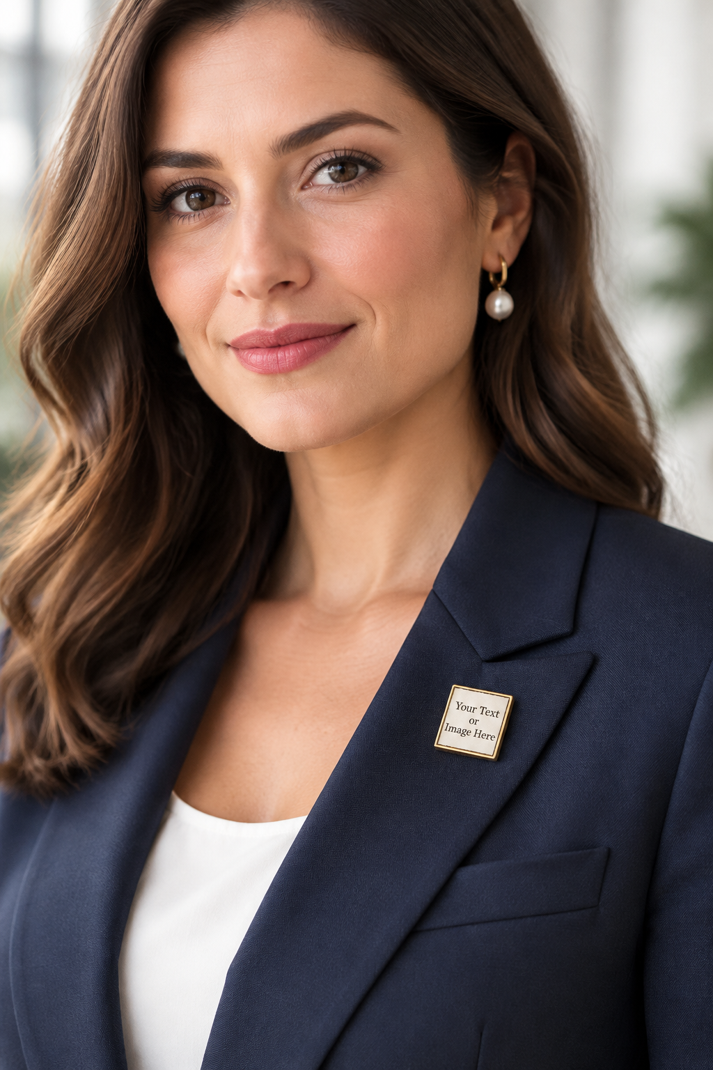 Custom Shape Metal Pin – Personalized Enamel Lapel Pin (Add Your Text or Image)