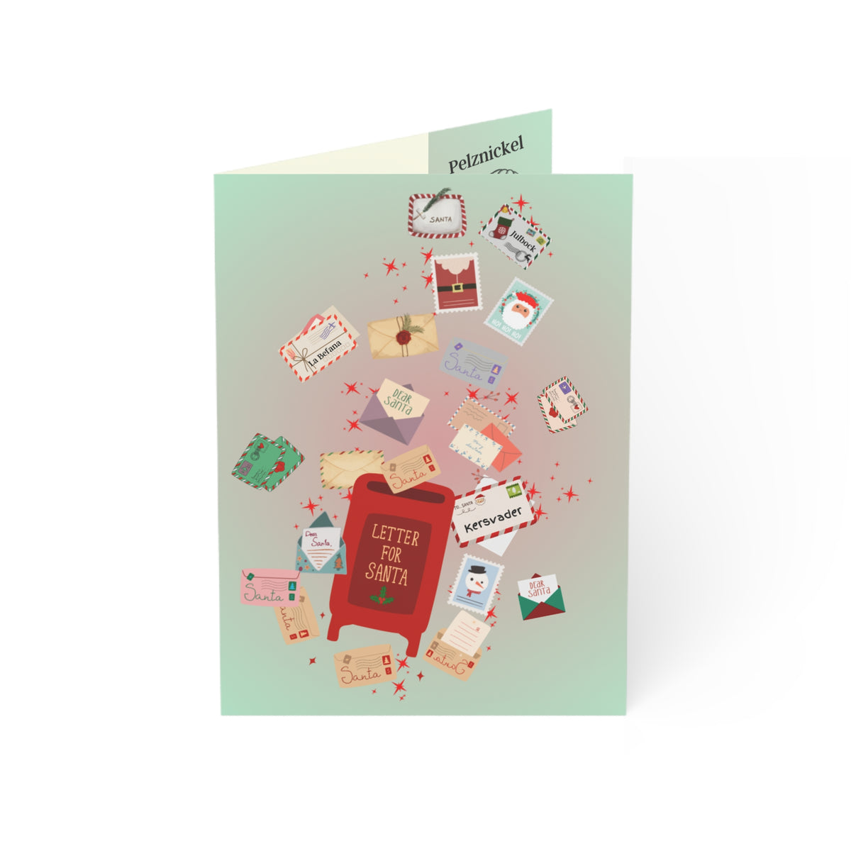 Letters to Santa | Santa, Don't Be Late | Blank Greeting Card