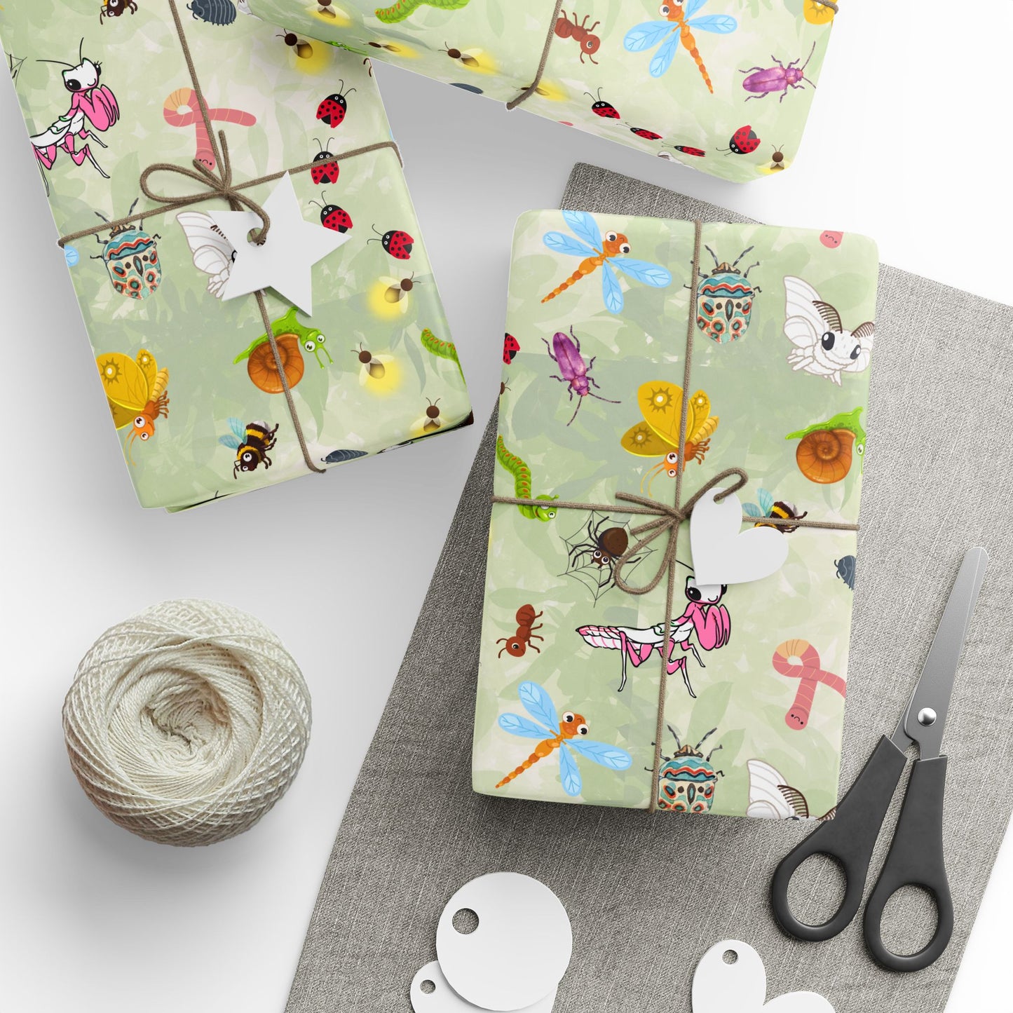 Life of Bugs Gift Wrap | Pretty Crawley Entomologist | Wrapping Paper
