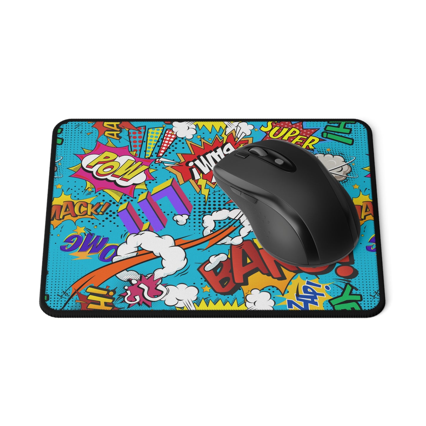 Crash Bang Comics Mouse Pad | Comic Zoom Art Mouse Pad