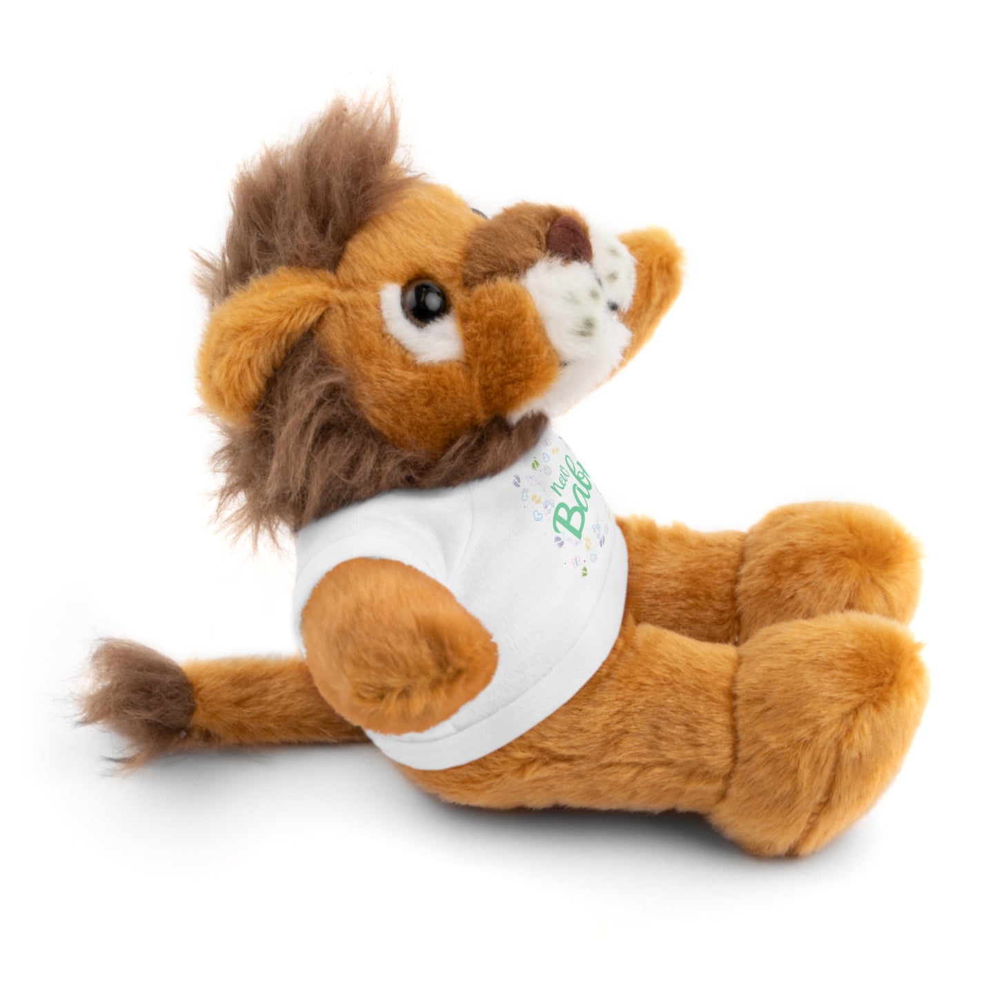 New Baby | Plush Toy with T-Shirt (10 Colors, 6 Animals)