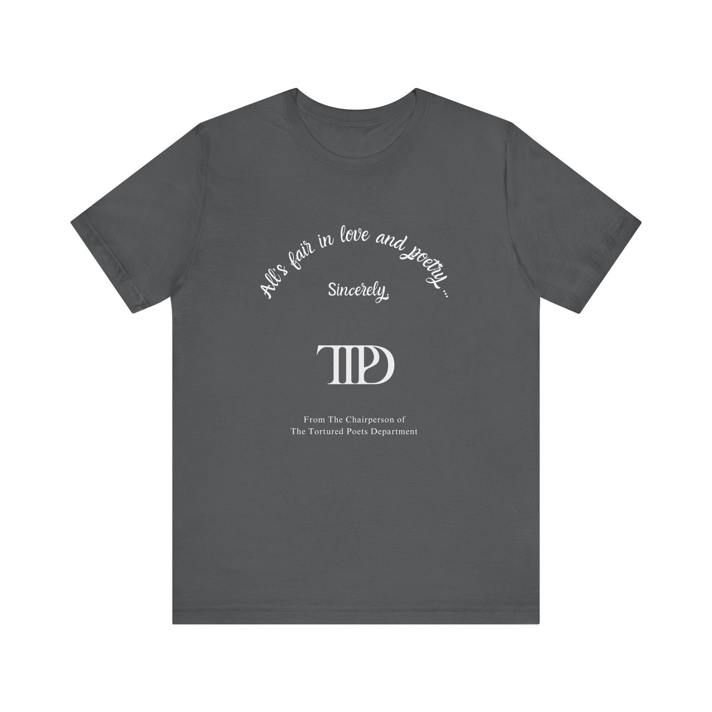 TTPD - Inspired Short Sleeve Tee | Unisex Jersey