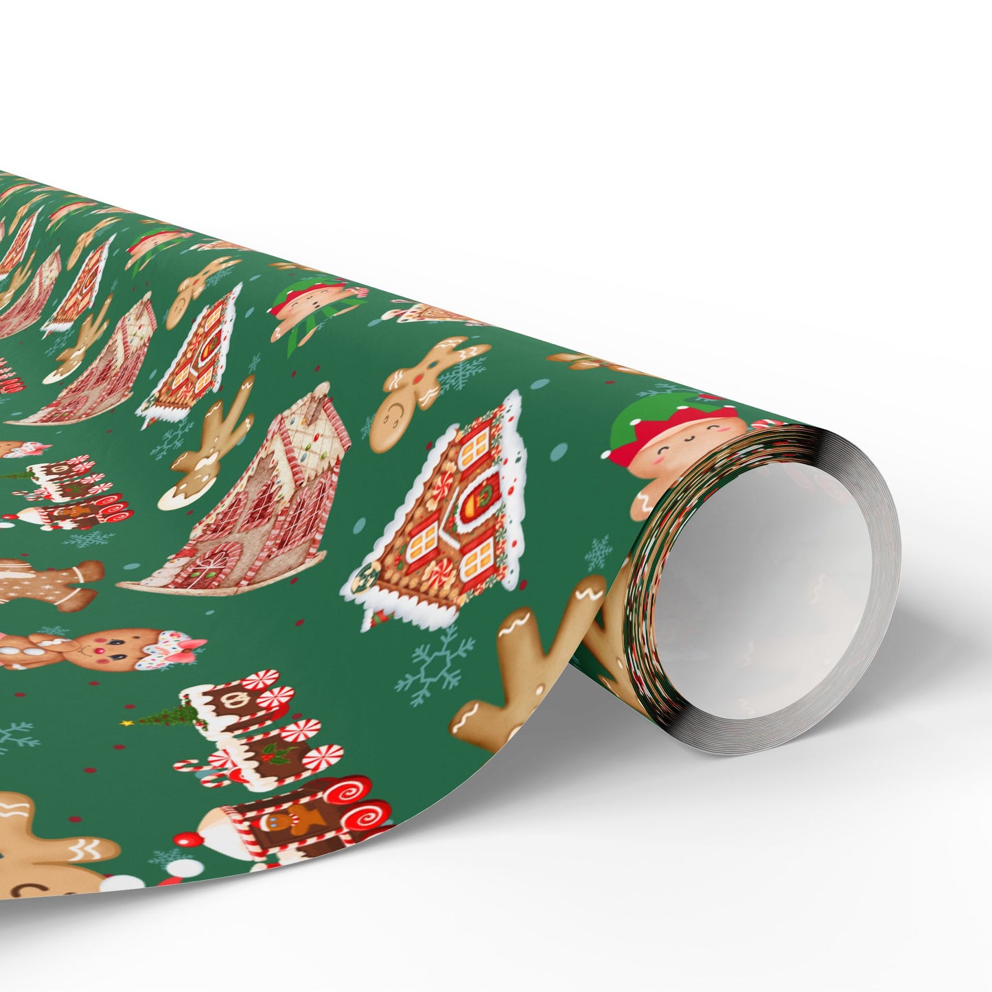 Gingerland Holiday | Cute Gingerbread People 3 Sizes | Wrapping Papers