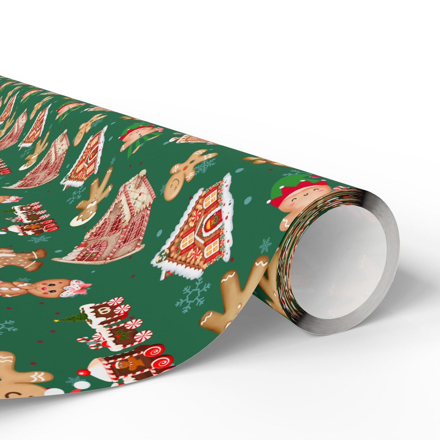 Gingerland Holiday | Cute Gingerbread People 3 Sizes | Wrapping Papers