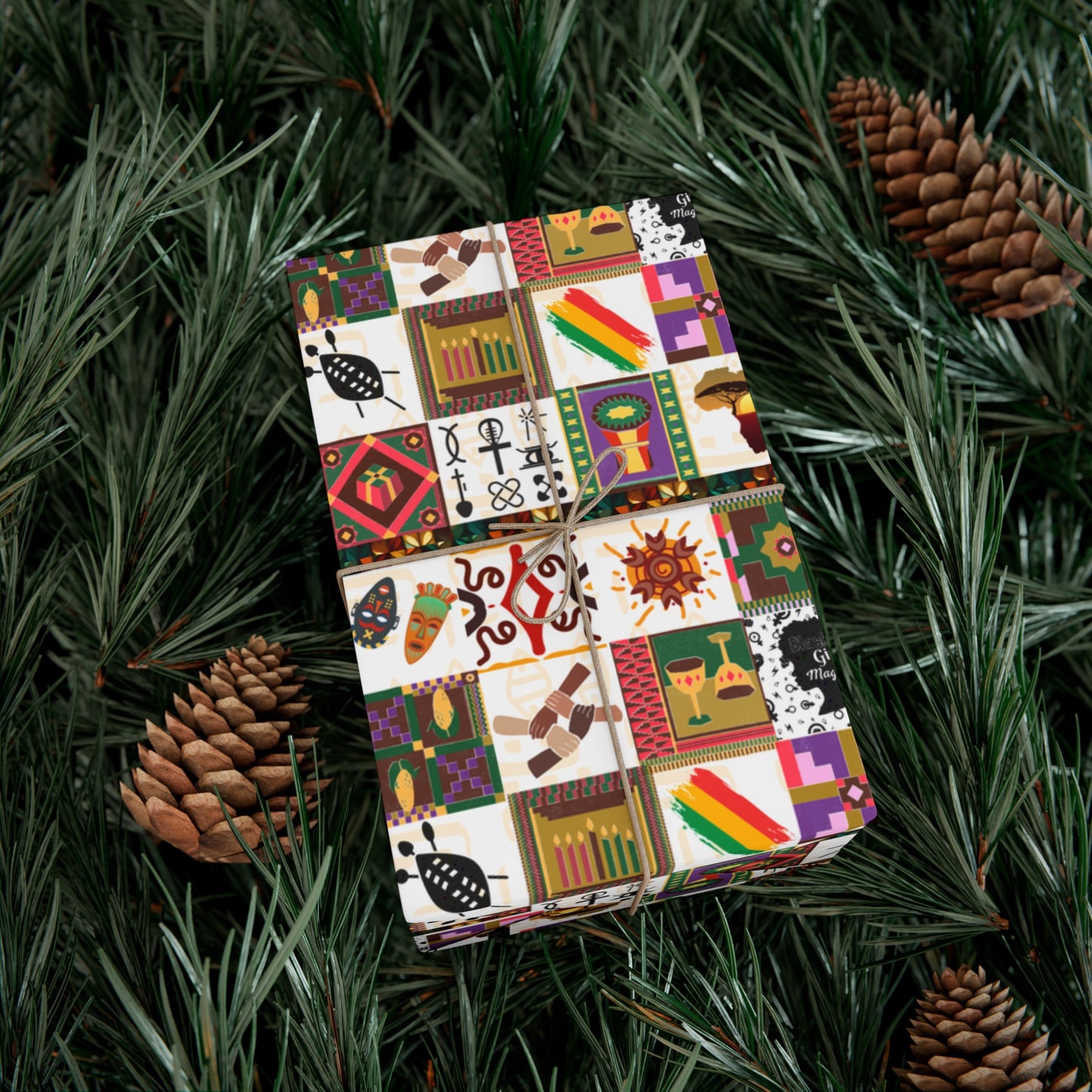 Village Tapestry Gift Wrap Papers