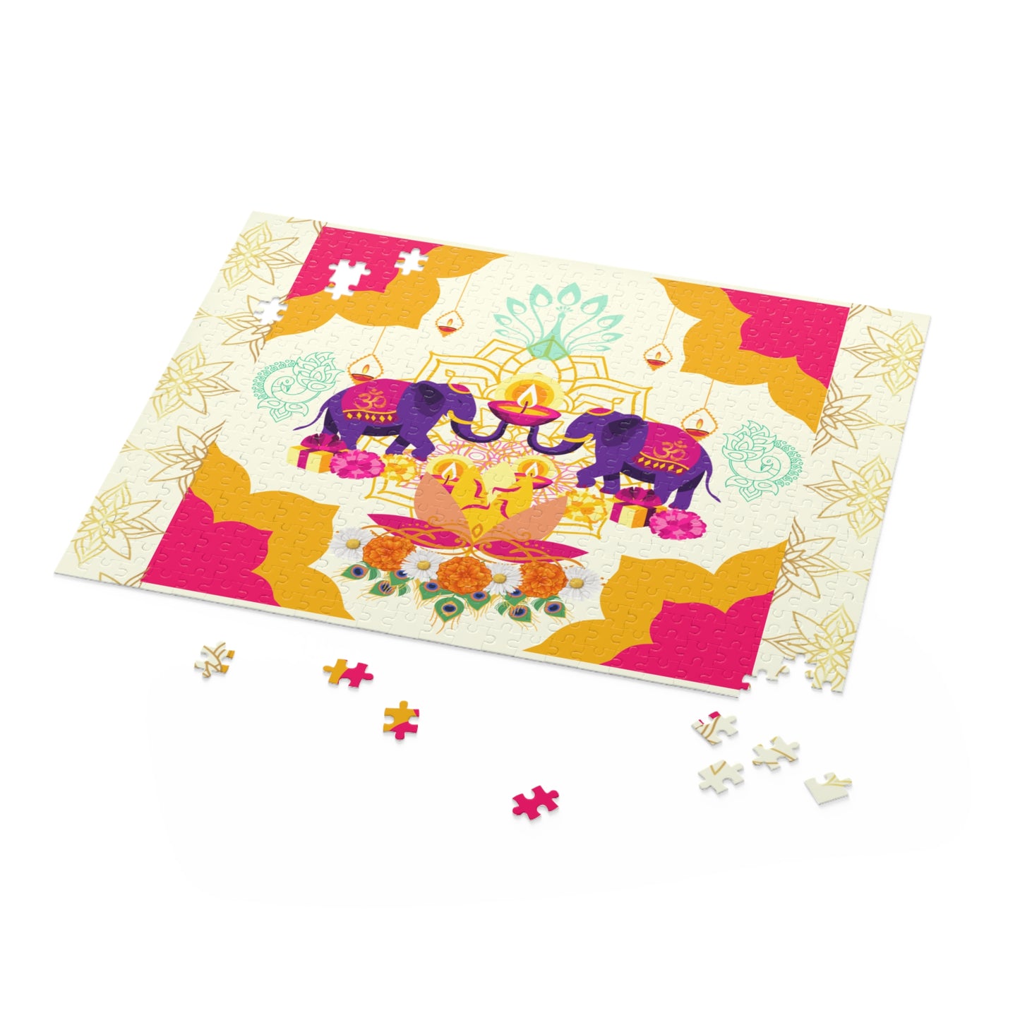 Diwali Lights | Hindu Inspired Puzzle (120, 252, 500-Piece)