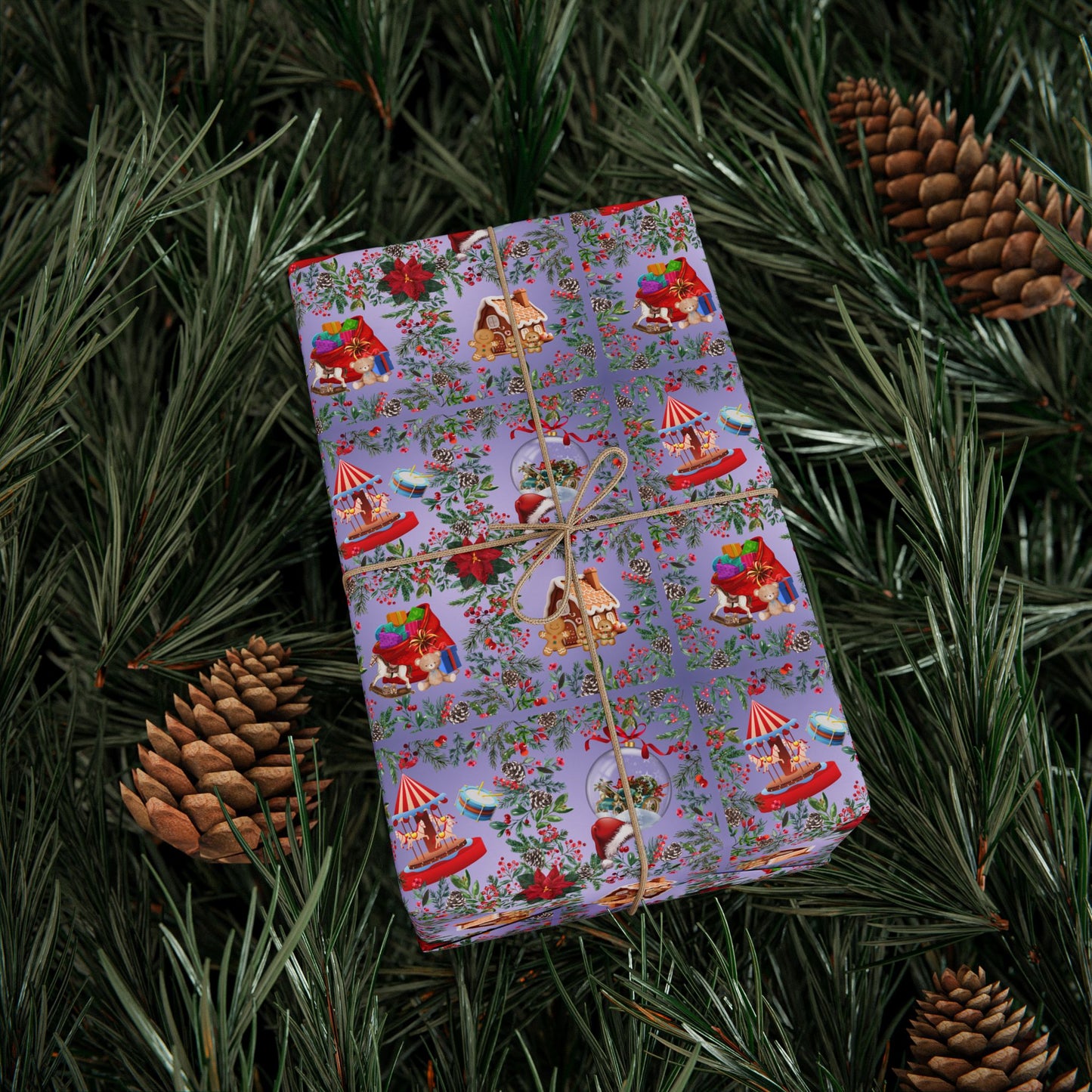 Wrapping Papers - Fond Memories Holiday Tradition Design