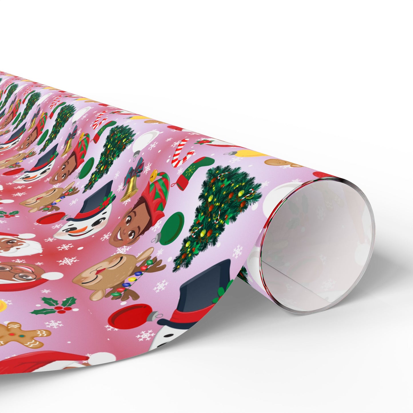 Santa Family | Holiday Community | Wrapping Paper