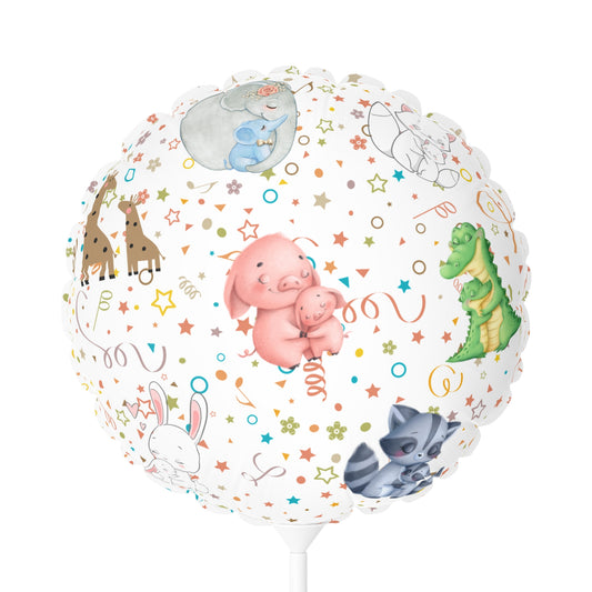 Little Hugs Balloon (Round and Heart-shaped), Air Only 11"