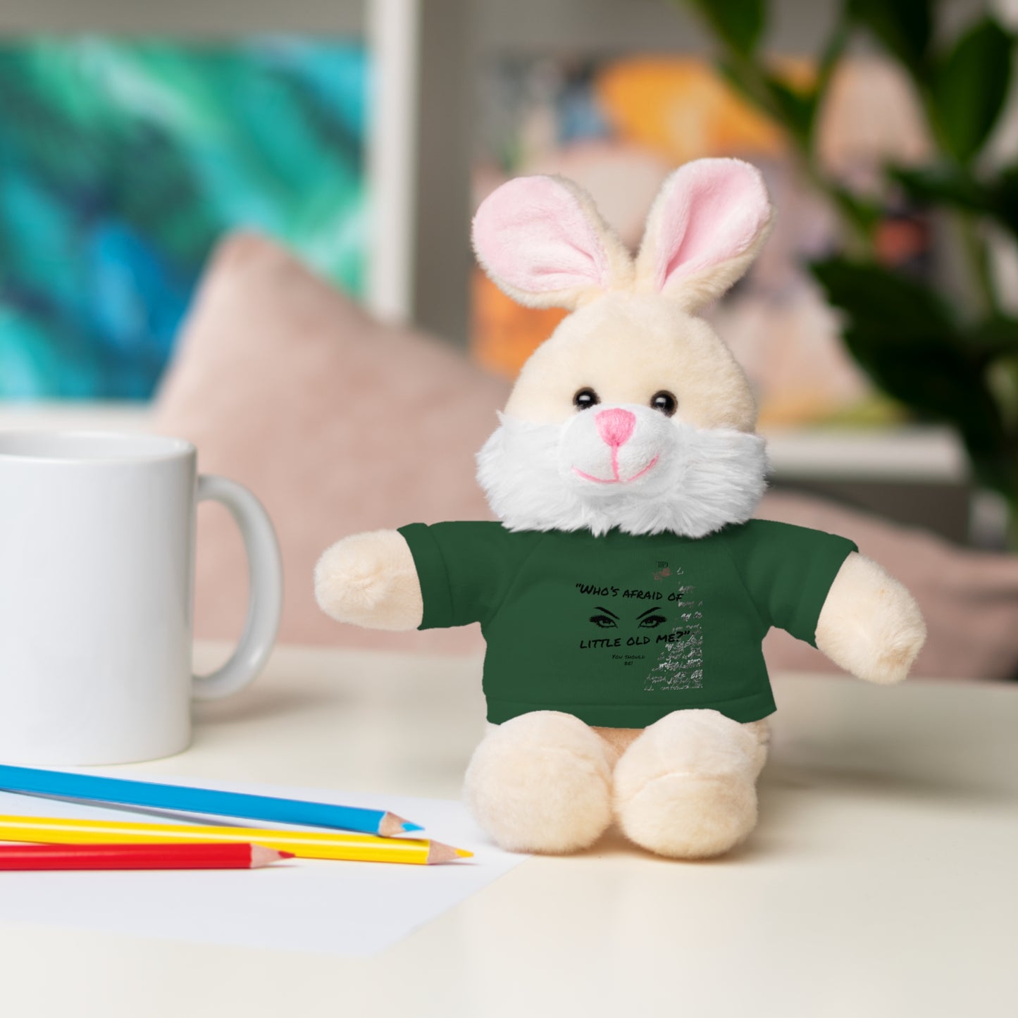 TTPD Inspired | Who’s Afraid / Little Old Me? | Plush Toy with T-Shirt (5 Colors, 6 Animals)