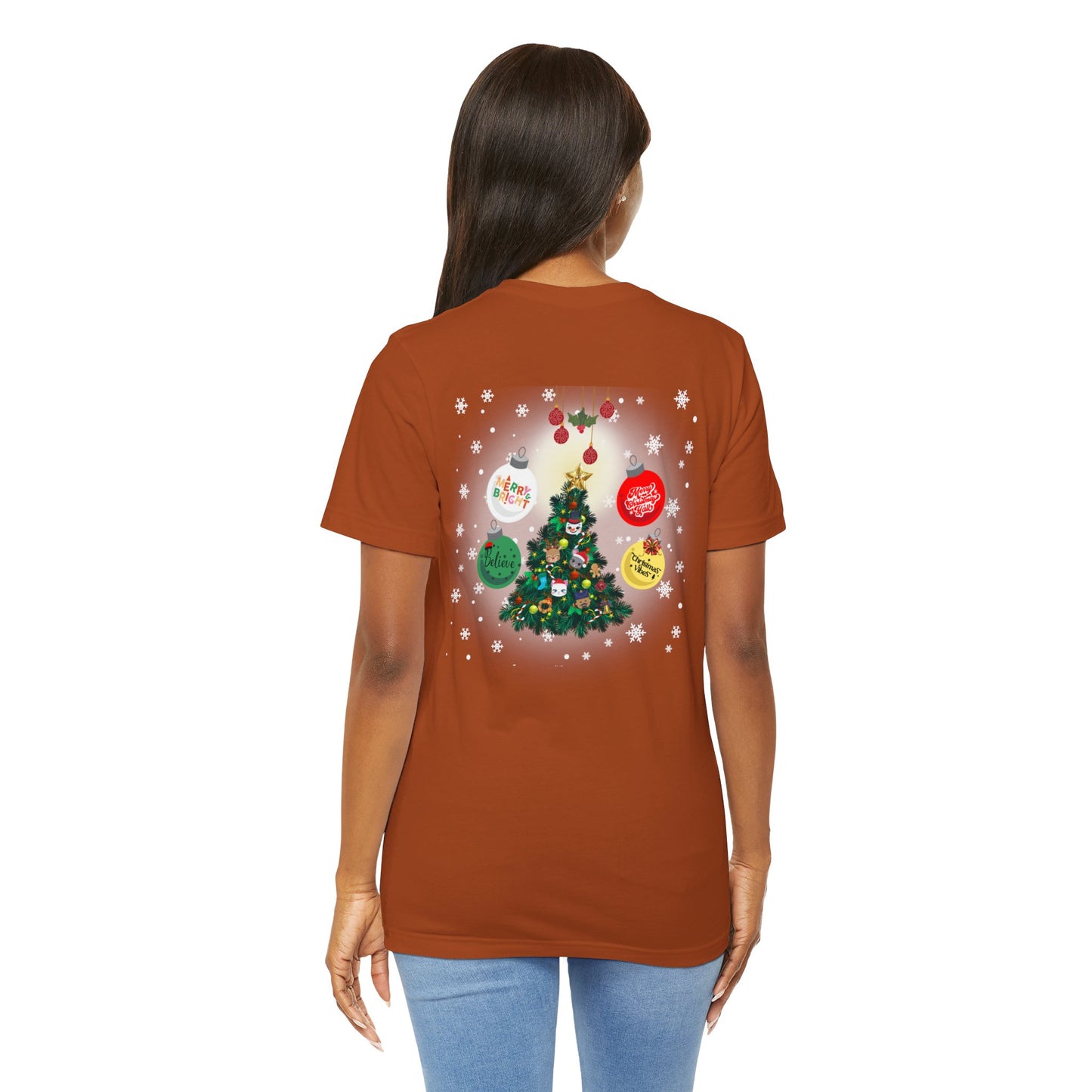 Santa Family / Christmas Short Sleeve Tee | Unisex Jersey