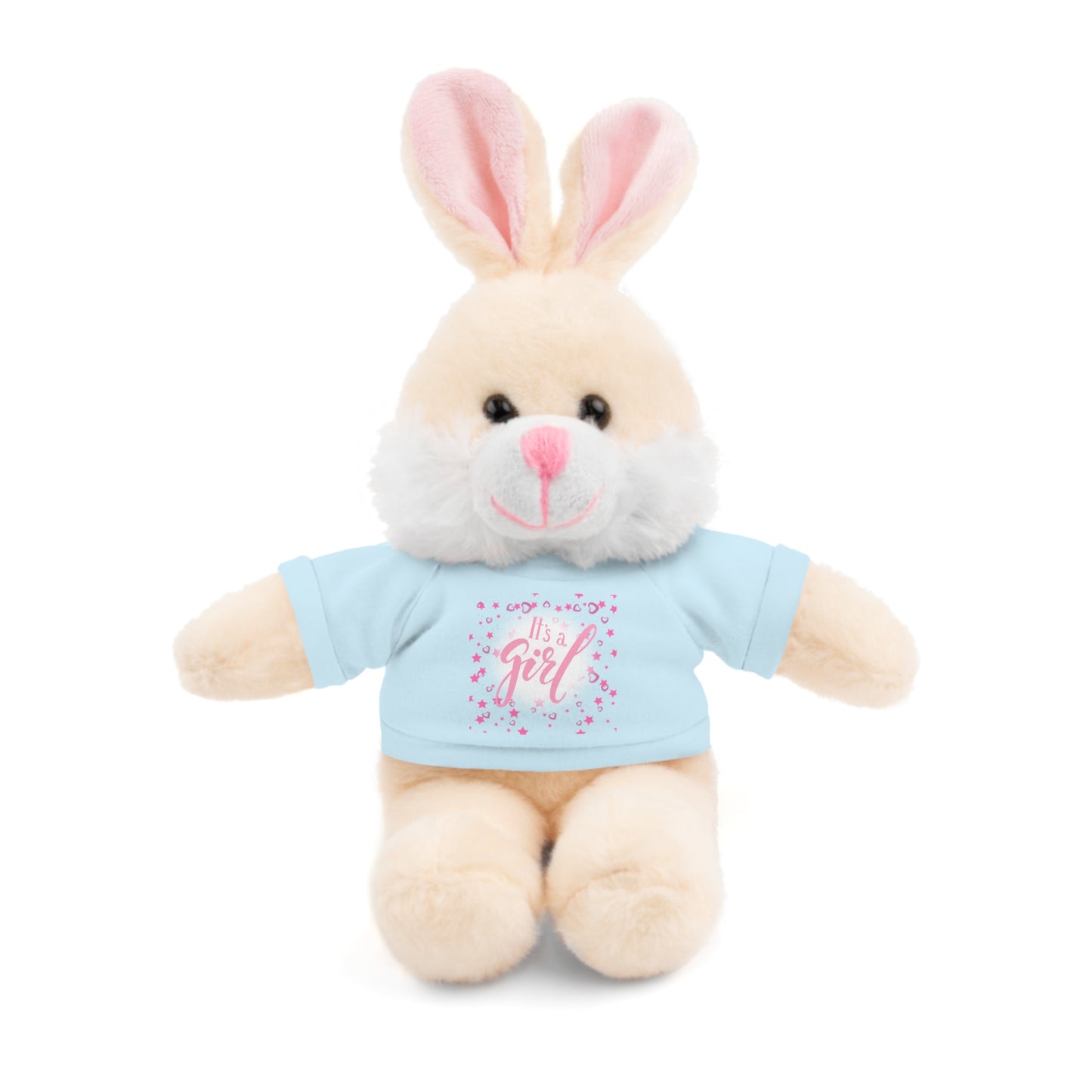 It’s a Girl | Plush Toy with T-Shirt (10 Colors, 6 Animals)