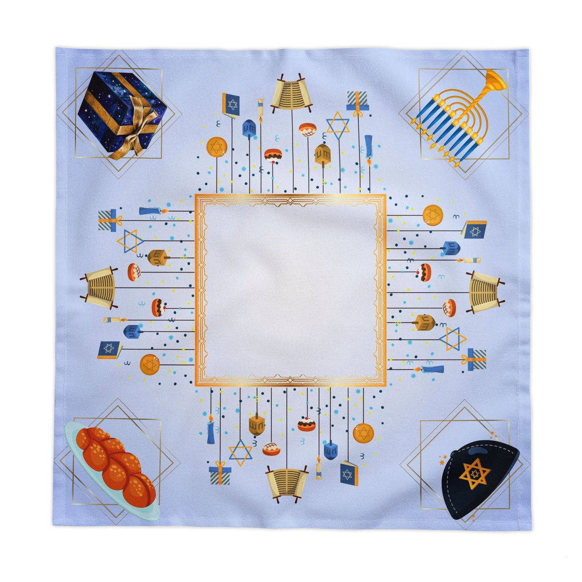 Gathering Tablecloth | Hanukkah Inspired | Celebration Table Decor