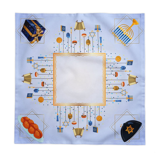 Gathering Tablecloth | Hanukkah Inspired | Celebration Table Decor
