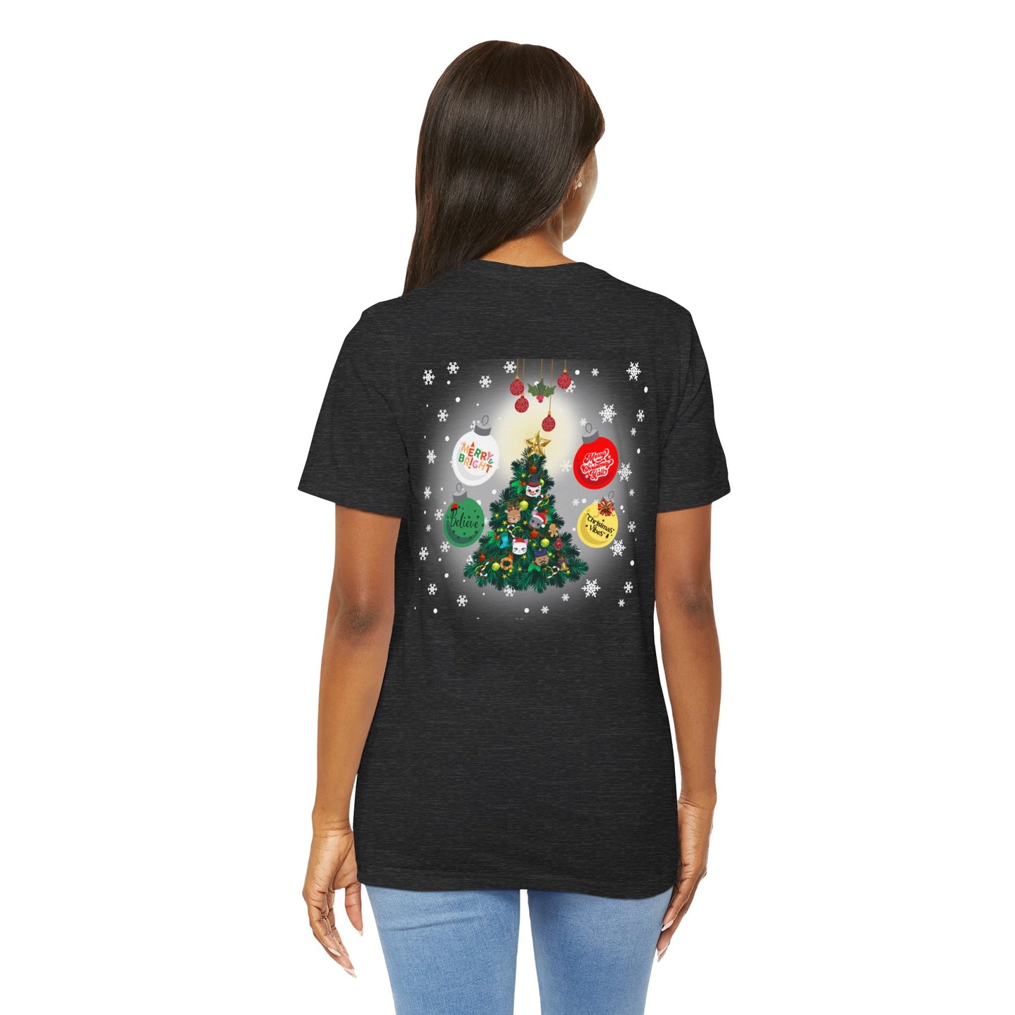 Santa Family / Christmas Short Sleeve Tee | Unisex Jersey