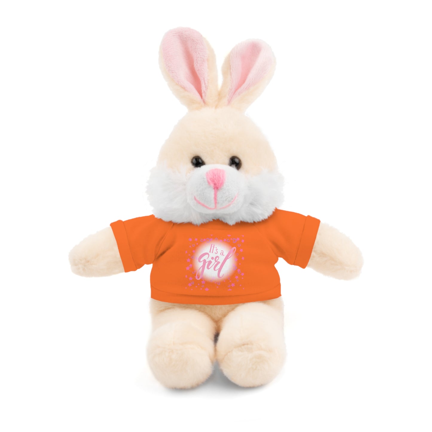 It’s a Girl | Plush Toy with T-Shirt (10 Colors, 6 Animals)