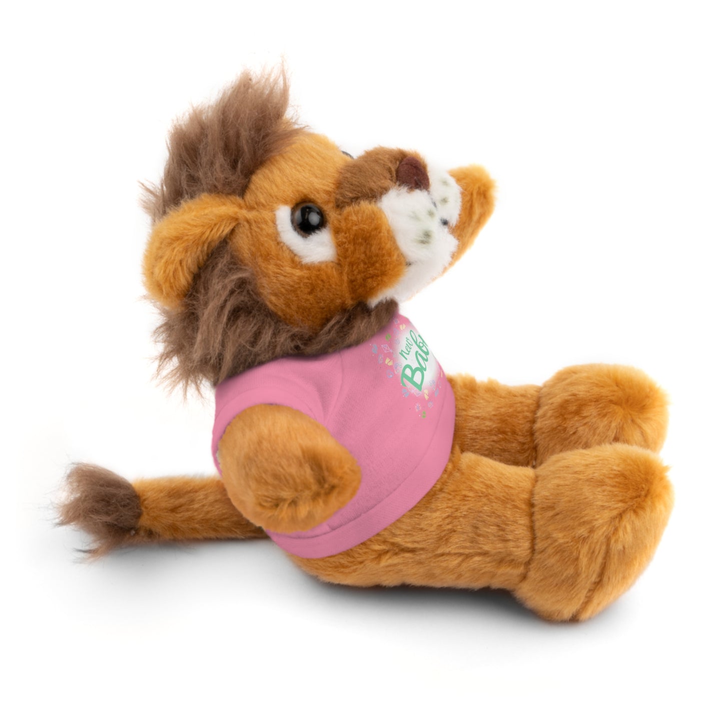 New Baby | Plush Toy with T-Shirt (10 Colors, 6 Animals)