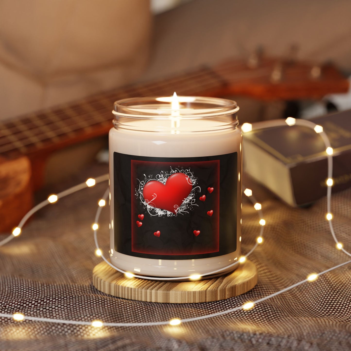 Warmest Glow Scented Soy Candle — "Warm the Heart & the Room" (9oz)
